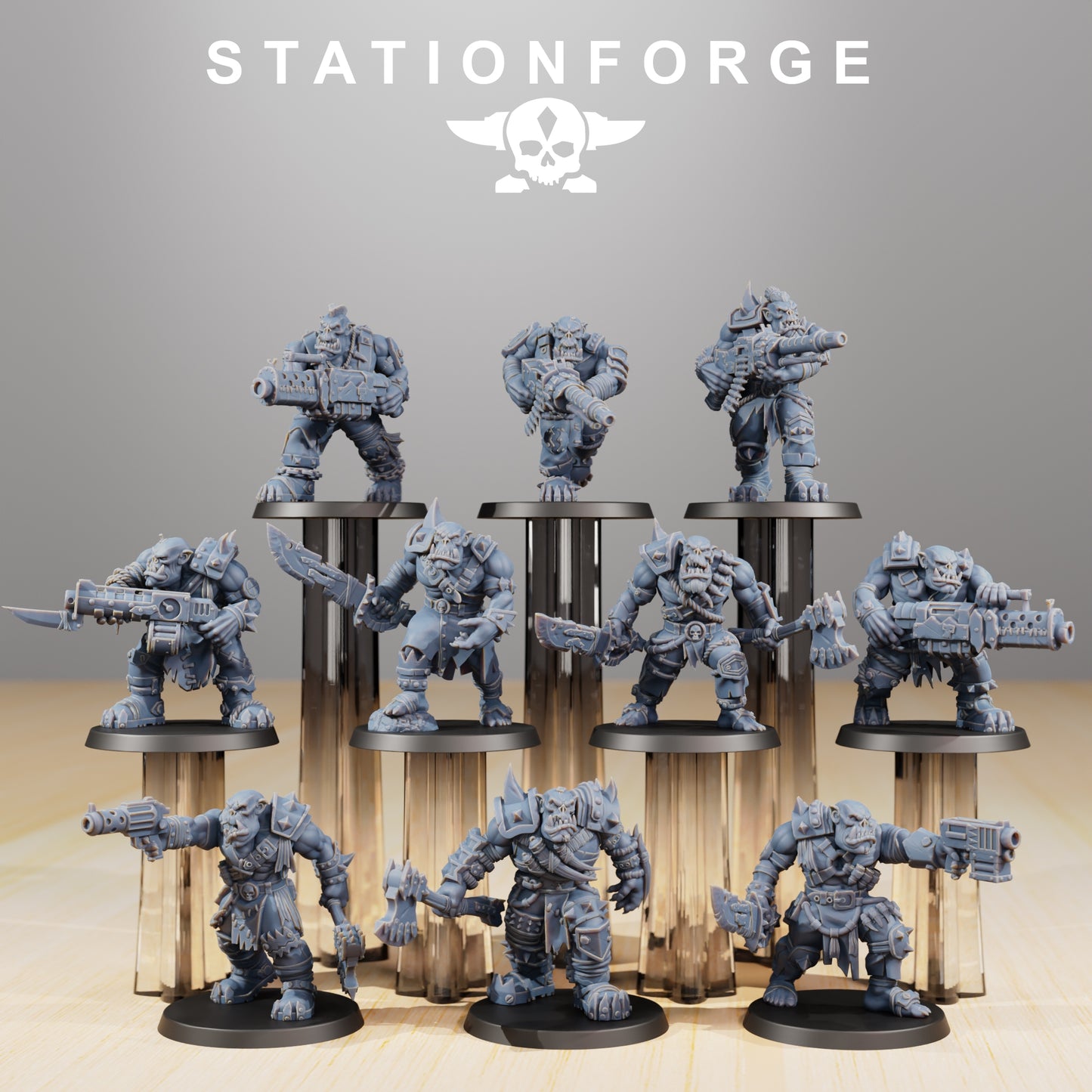 Foto do produto 28mm Tabletop Minis Stationforge: Strappaz