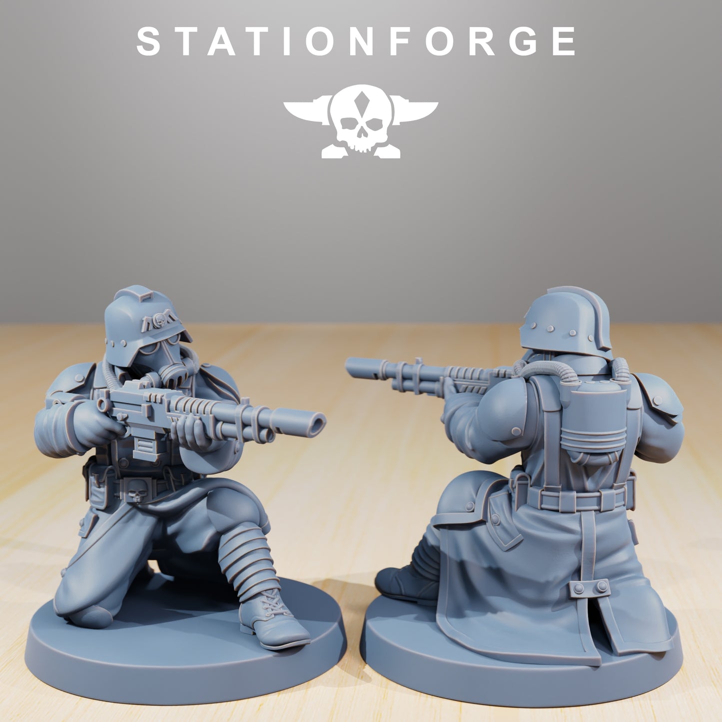 Produktová fotografie 28mm Tabletop Minis Stationforge: Command Force