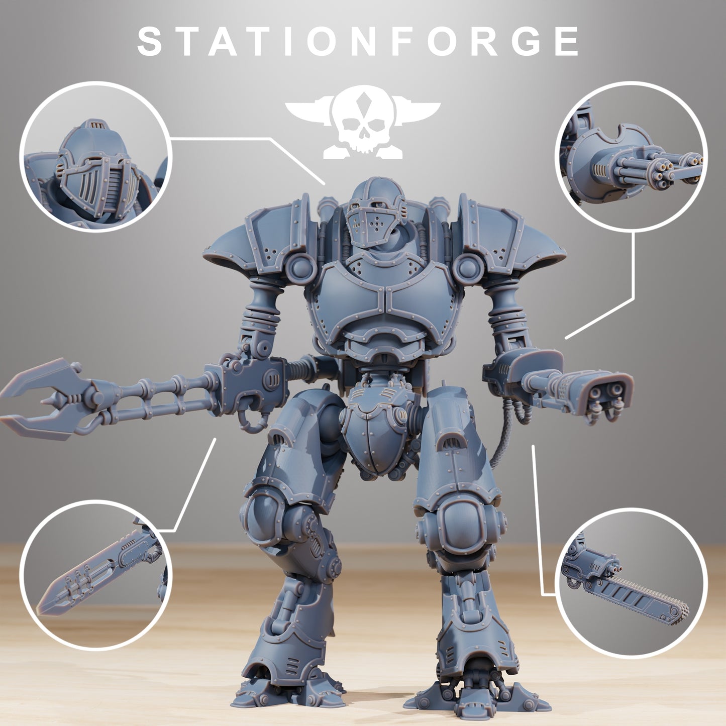 Produktová fotografie 28mm Tabletop miniatury Stationforge: Armageddon