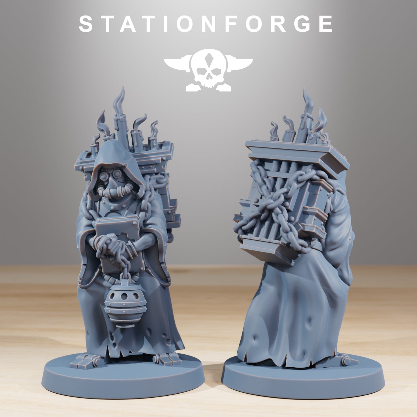 Produktová fotografie 28mm Tabletop minis Stationforge: Kultisté