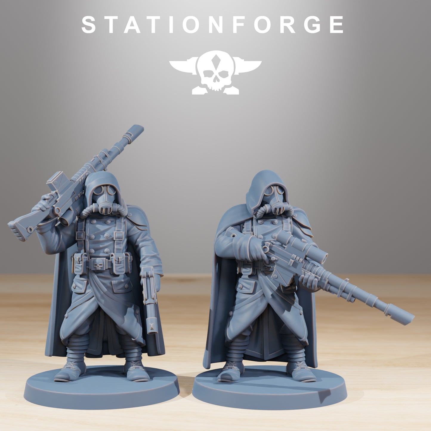Produktová fotografie 28mm Tabletop Minis Stationforge: Ostřelovači