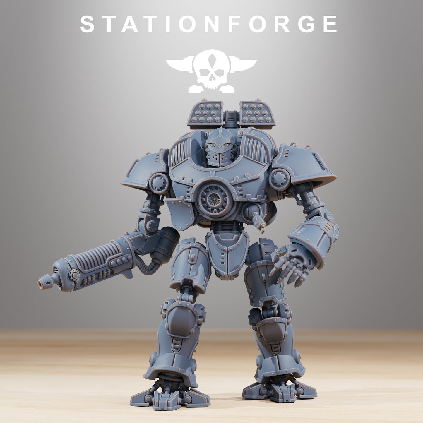 Foto do produto 28mm Tabletop Minis Stationforge: Defender MK2