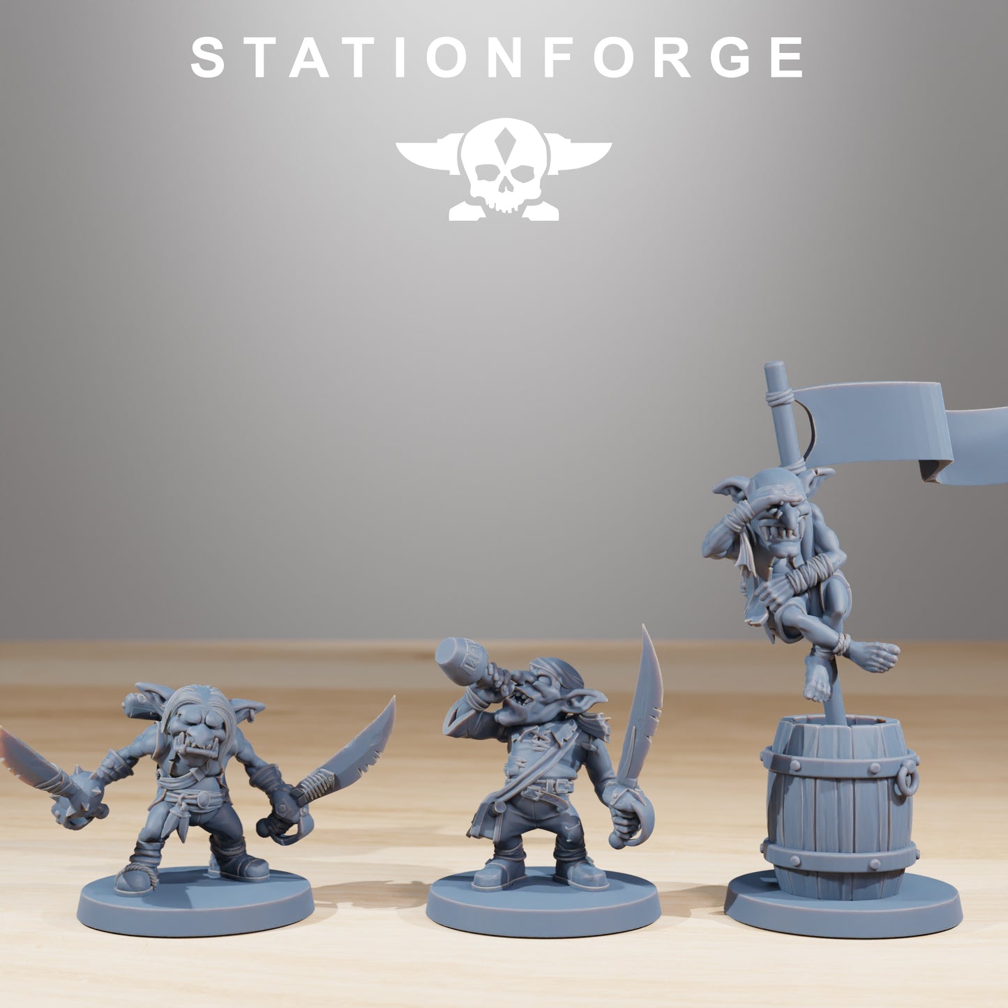 Produktová fotografie 28mm Tabletop miniatury Stationforge: Gobs Pirates