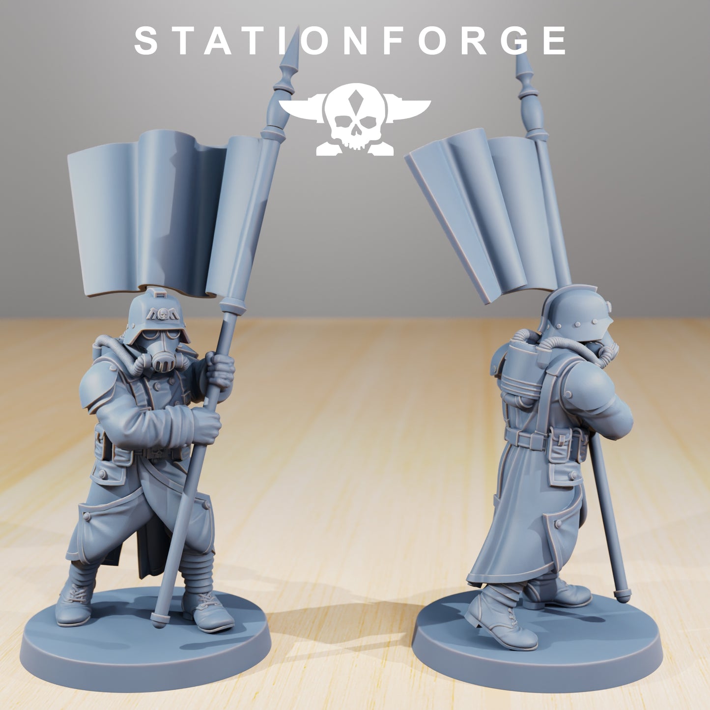 Produktová fotografie 28mm Tabletop Minis Stationforge: Command Force
