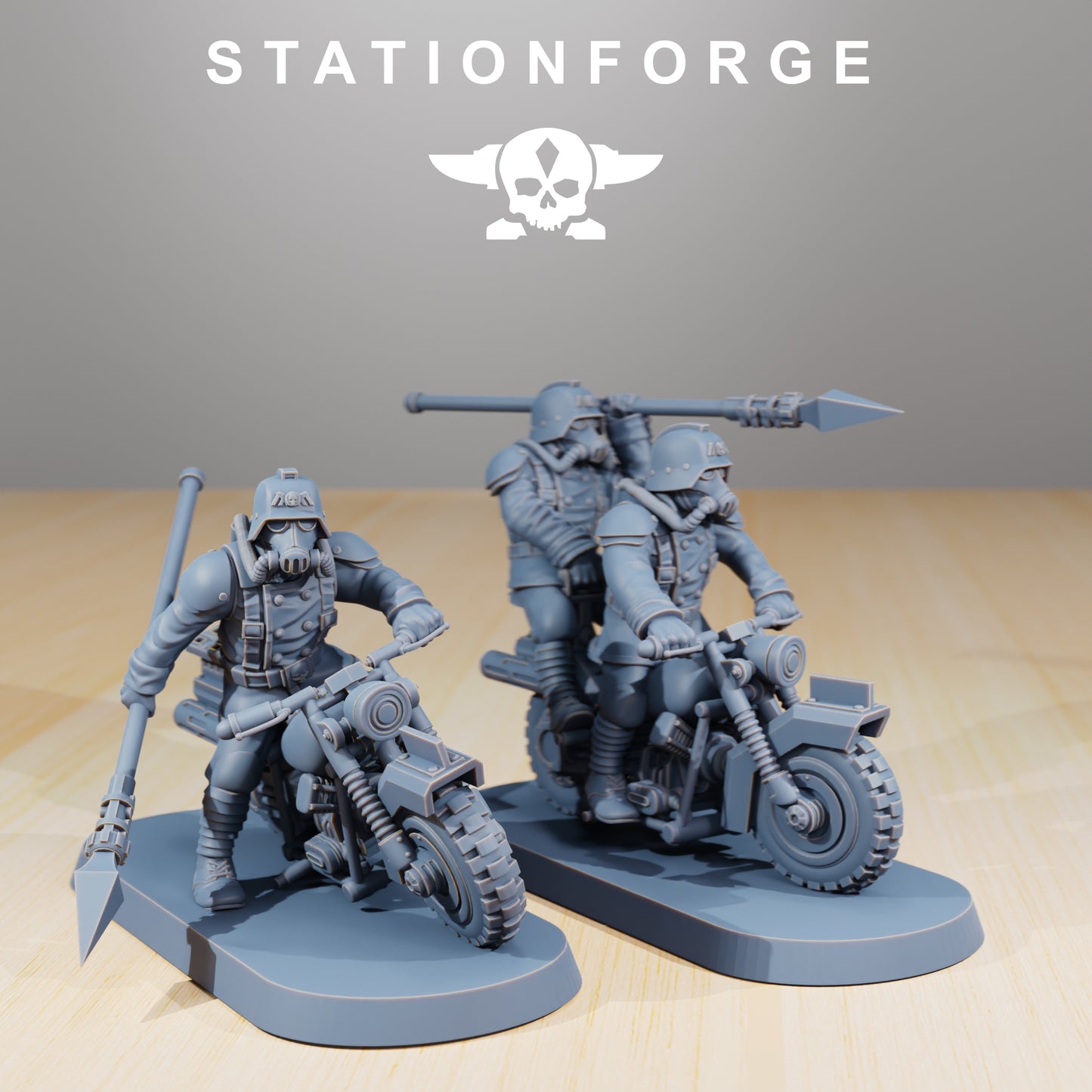 Product photo 28mm tabletop minis Stationforge: Death Bikers
