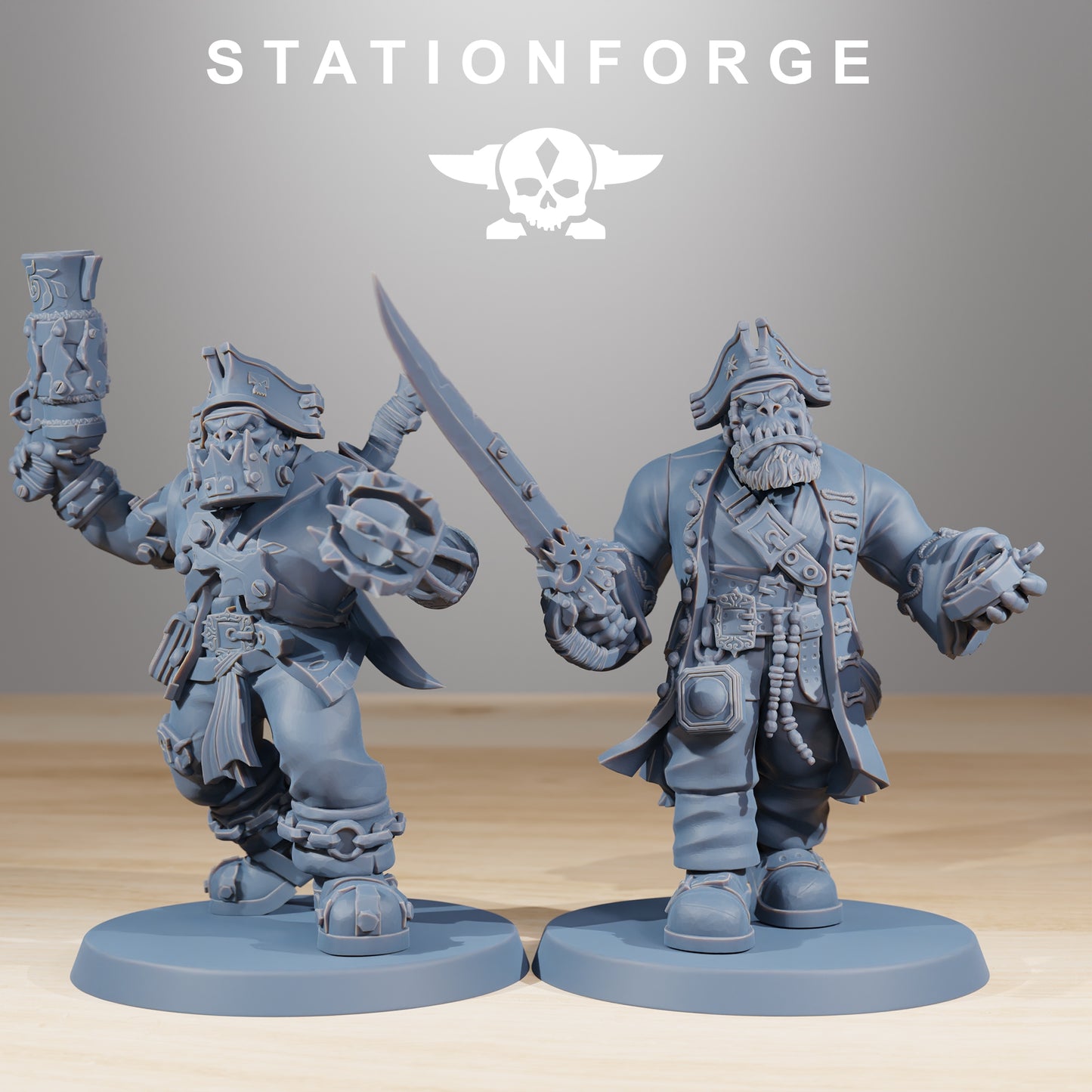 Foto do produto 28mm Tabletop Minis Heroforge: Piratas