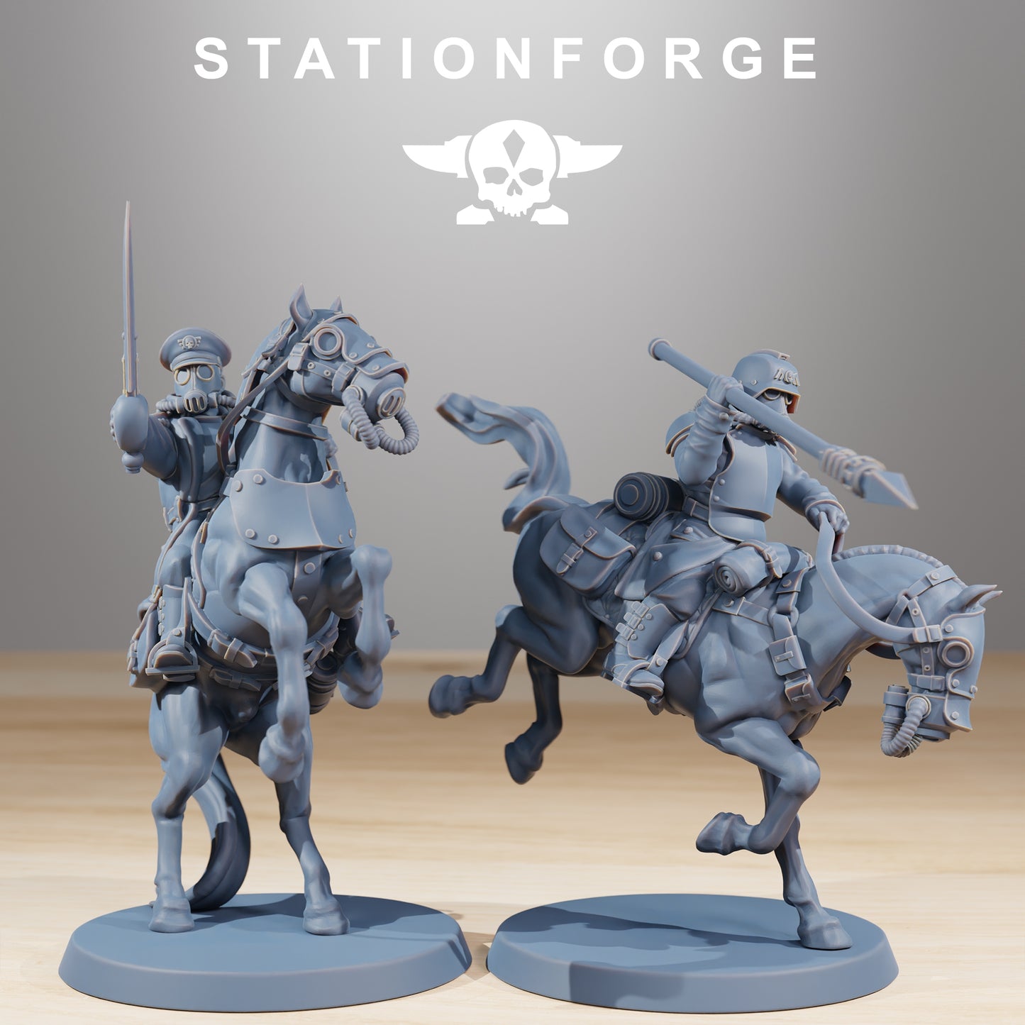 Produktová fotografie 28mm Tabletop miniatur Stationforge: Kavalerie
