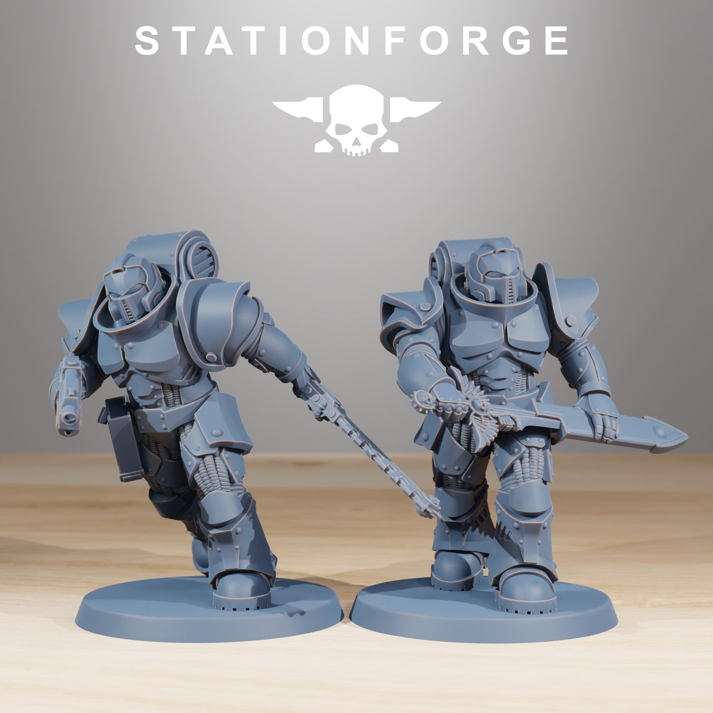 Produktová fotografie 28mm Tabletop miniatury Stationforge: Blízká pěchota