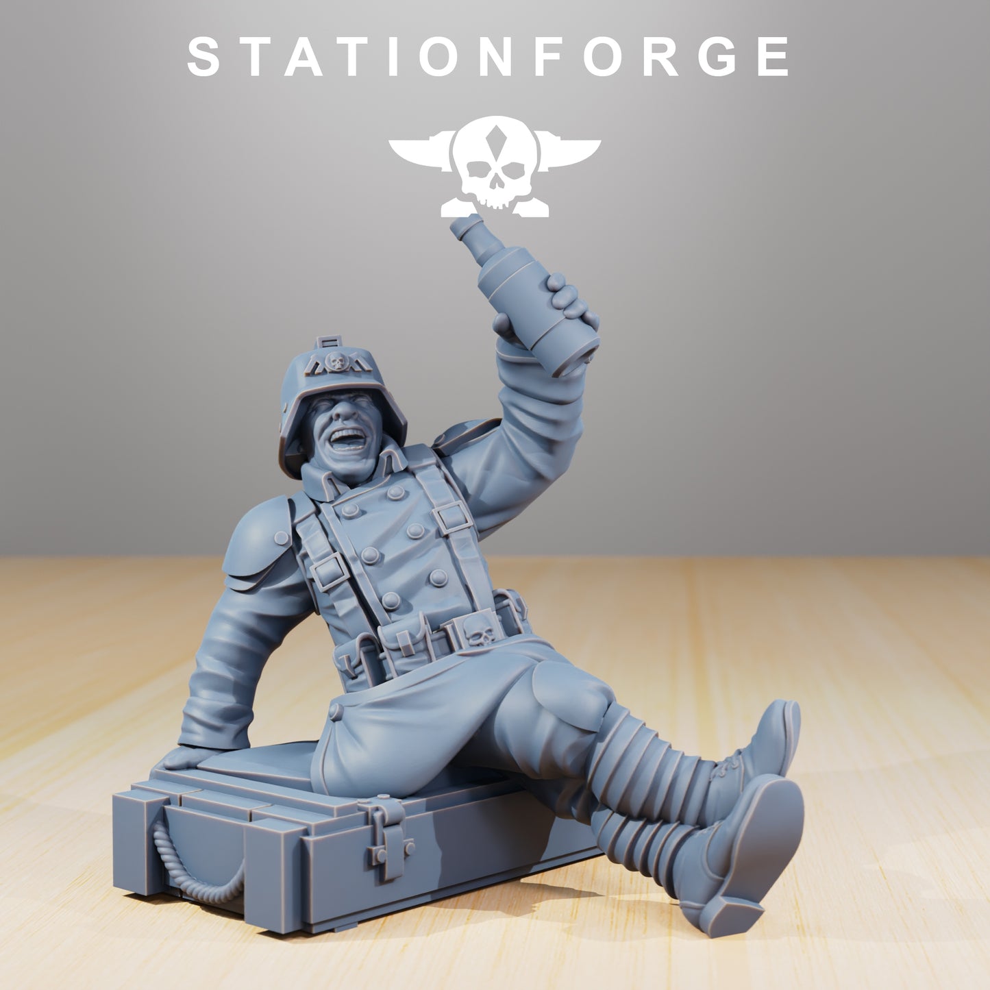 Foto do produto Minis de Tabletop 28mm Stationforge: Companheiros ao Redor da Fogueira