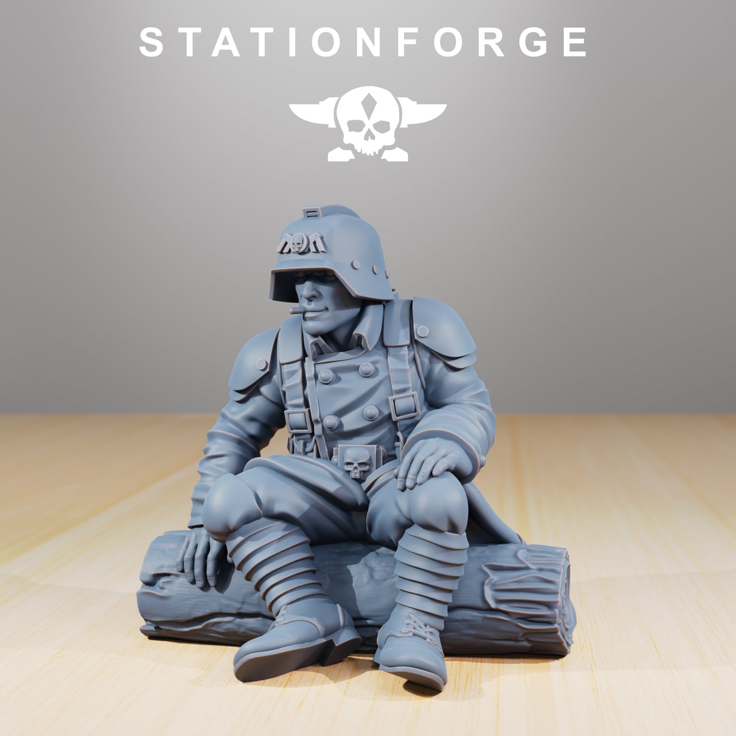 Foto do produto Minis de Tabletop 28mm Stationforge: Companheiros ao Redor da Fogueira