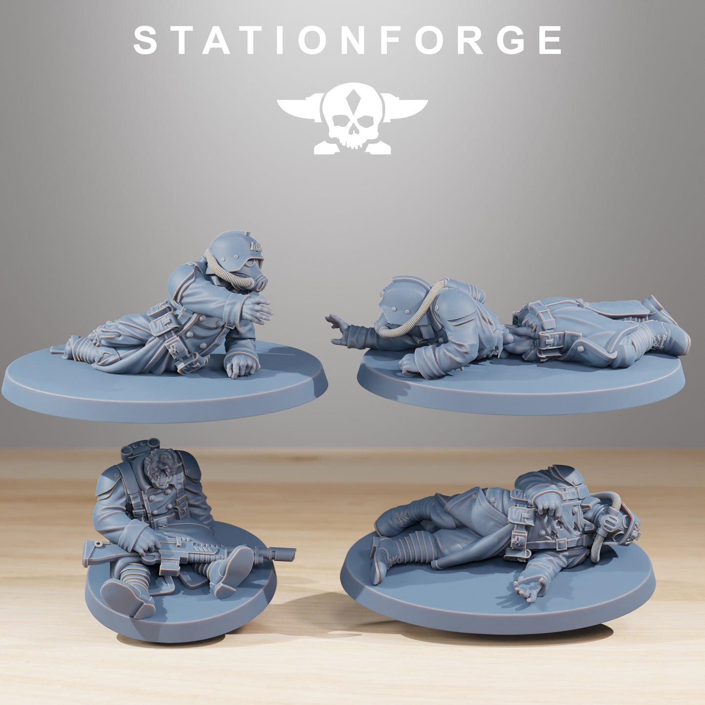 Produktová fotografie 28mm tabletop miniatury Stationforge: The Fallen