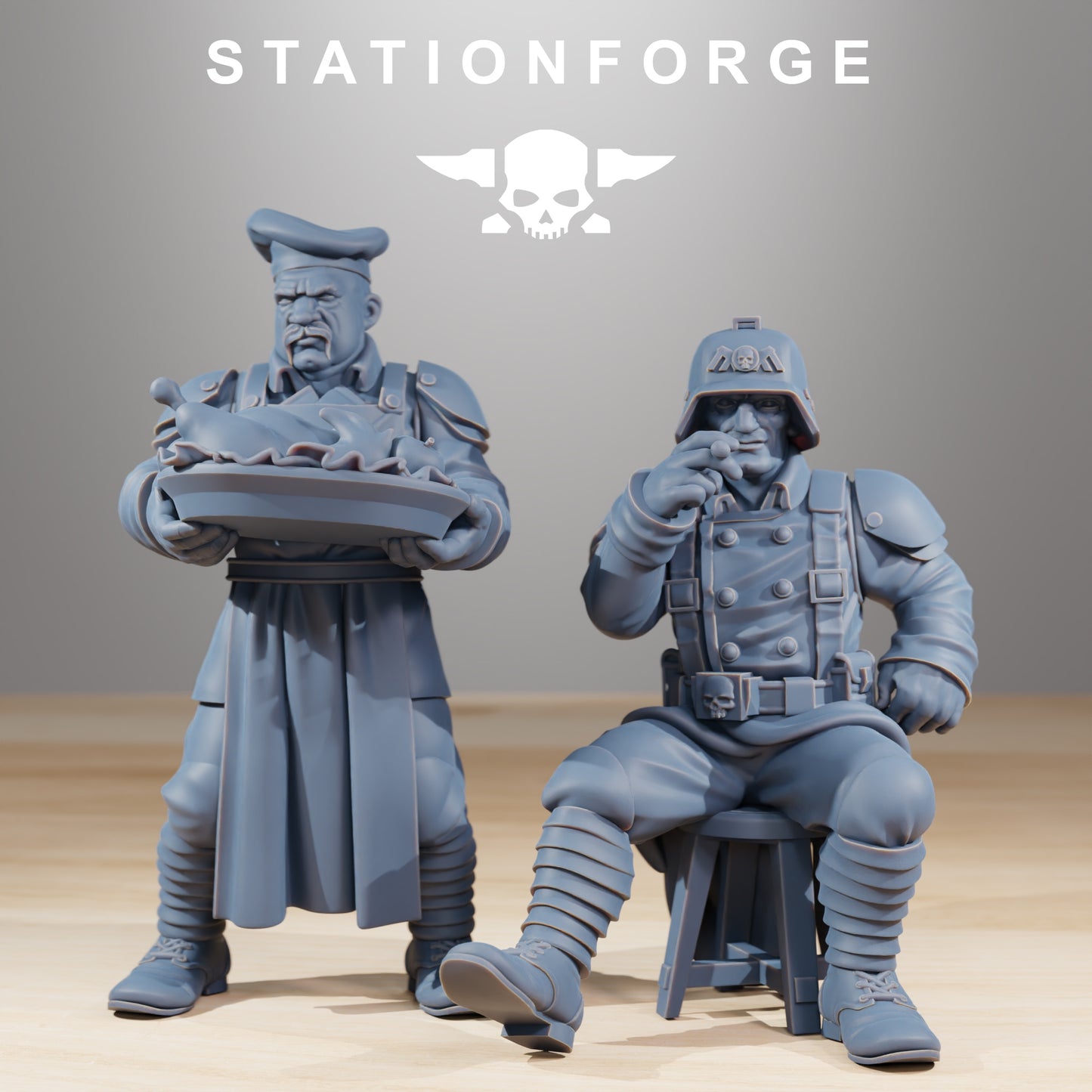 Foto do produto 28mm Tabletop Minis Stationforge: Festa de Fim de Ano
