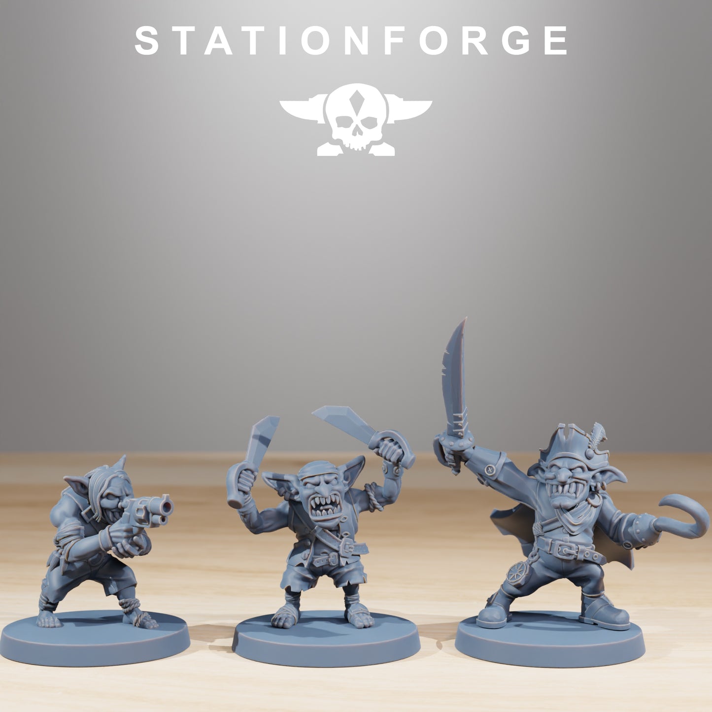 Produktová fotografie 28mm Tabletop miniatury Stationforge: Gobs Pirates
