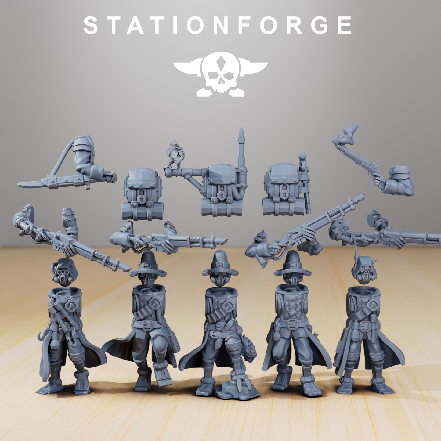 Foto do produto 28mm Tabletop Minis Stationforge: Caçador de Recompensas