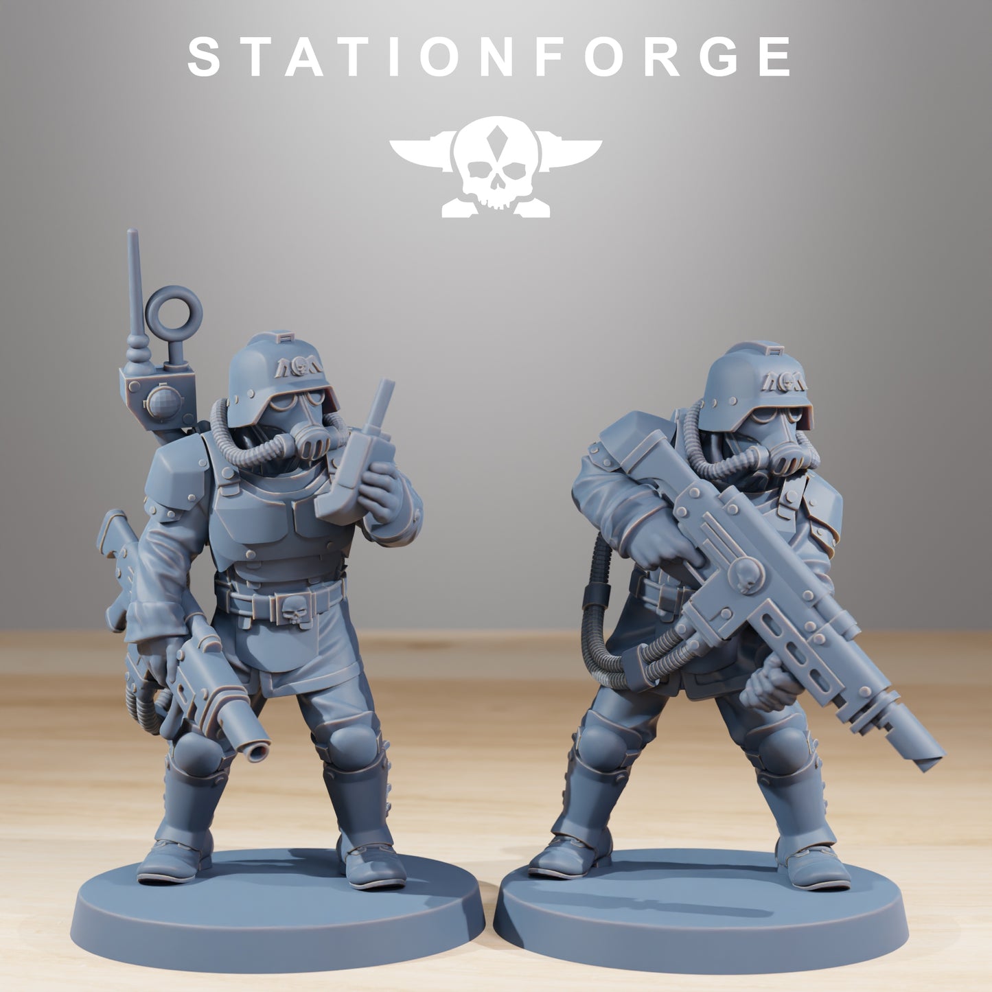 Foto do produto 28mm Tabletop Minis Stationforge: Comandos