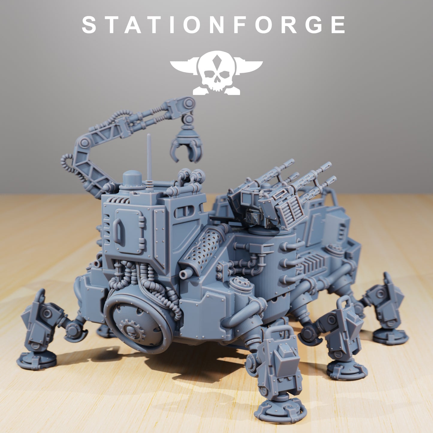 Foto do produto 28mm Tabletop Minis Stationforge: Tanque de Transporte