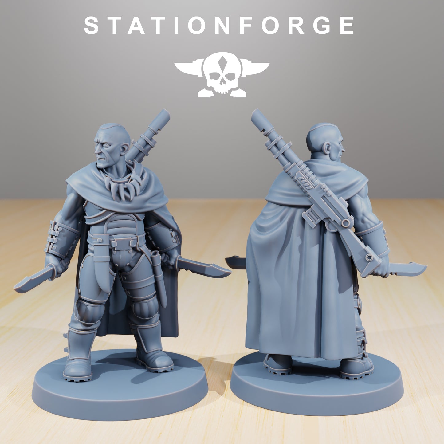Produktová fotografie 28mm Tabletop miniatury Stationforge: Orkaz Hunteri