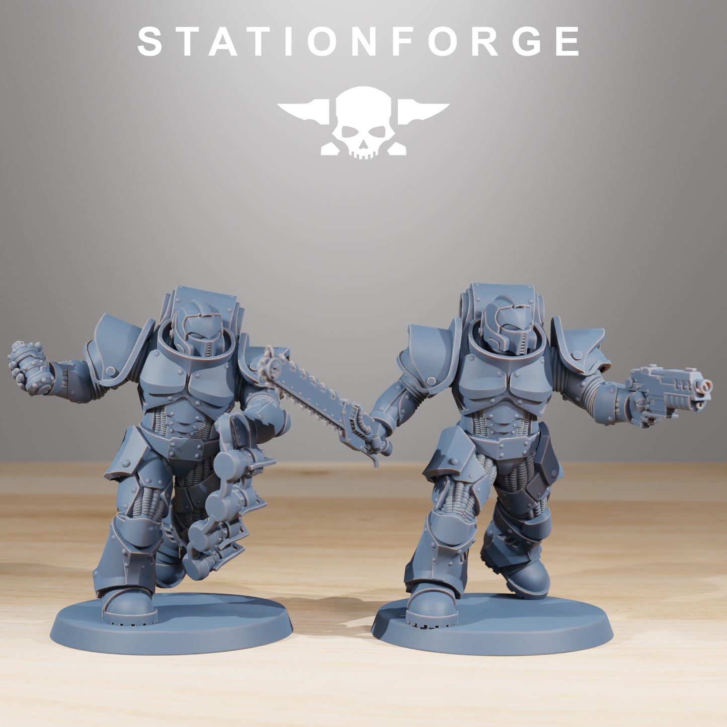 Produktová fotografie 28mm Tabletop miniatury Stationforge: Blízká pěchota