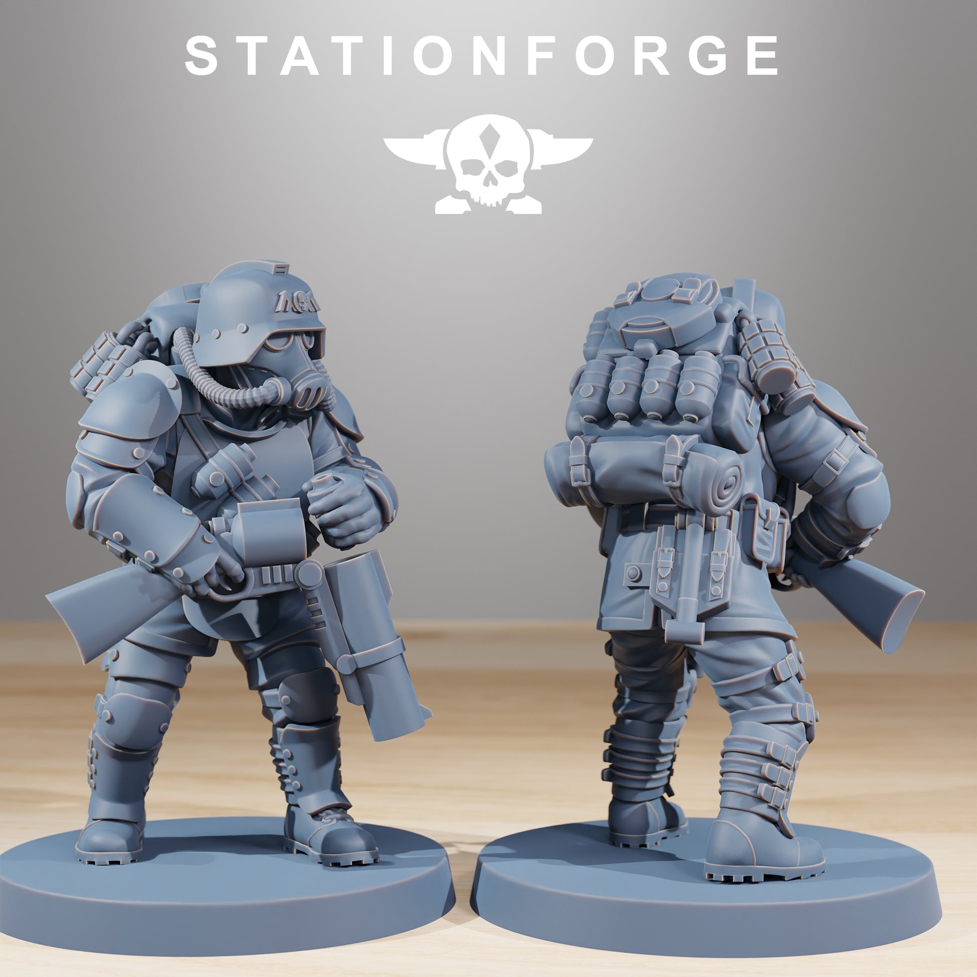 Produktová fotografie 28mm Tabletop miniatur Stationforge: Ironclads