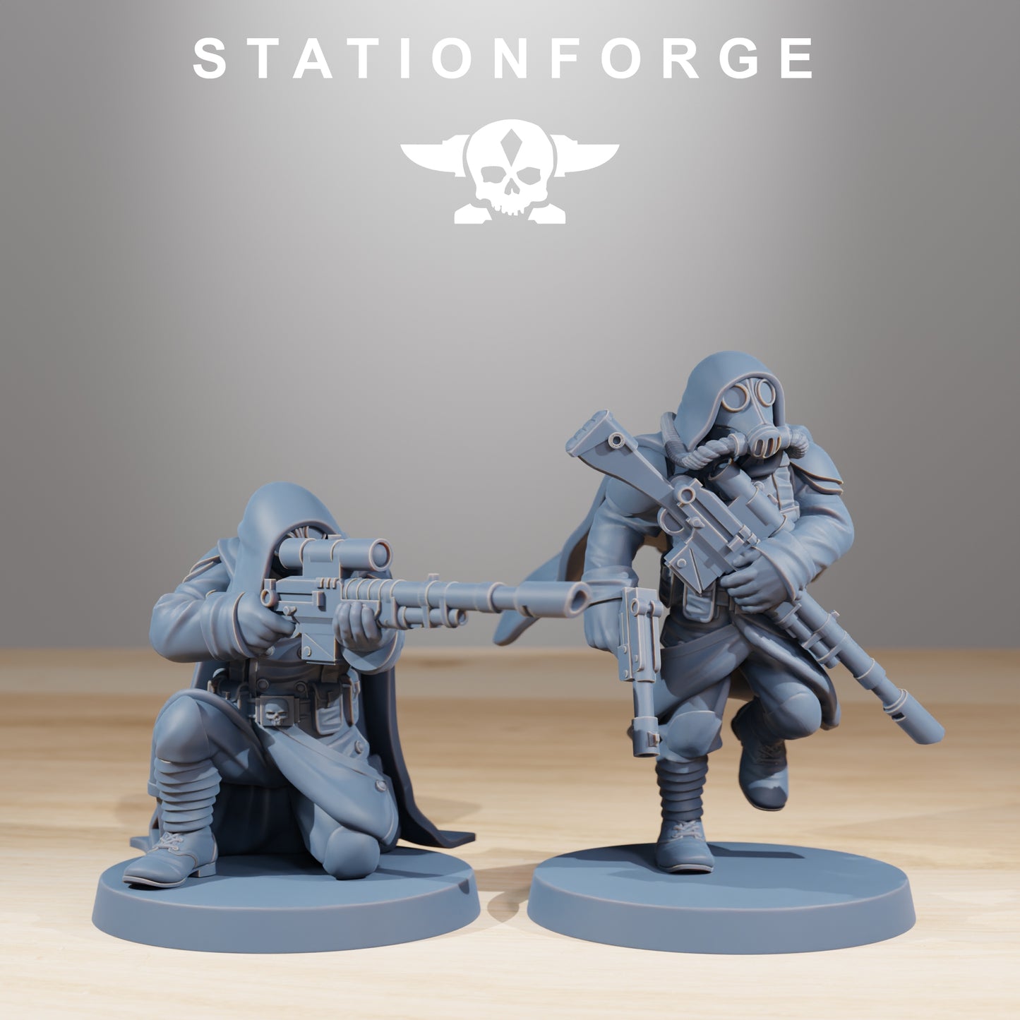 Produktová fotografie 28mm Tabletop Minis Stationforge: Ostřelovači