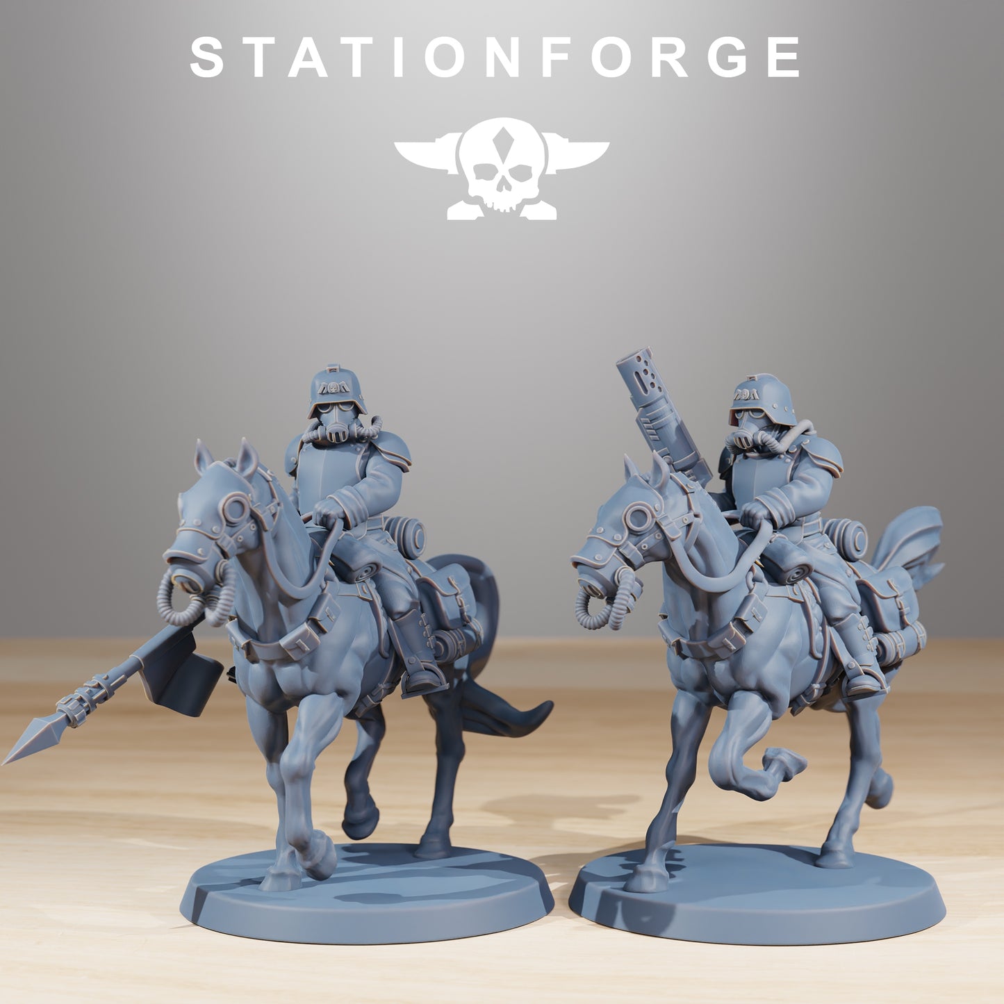 Produktová fotografie 28mm Tabletop miniatur Stationforge: Kavalerie