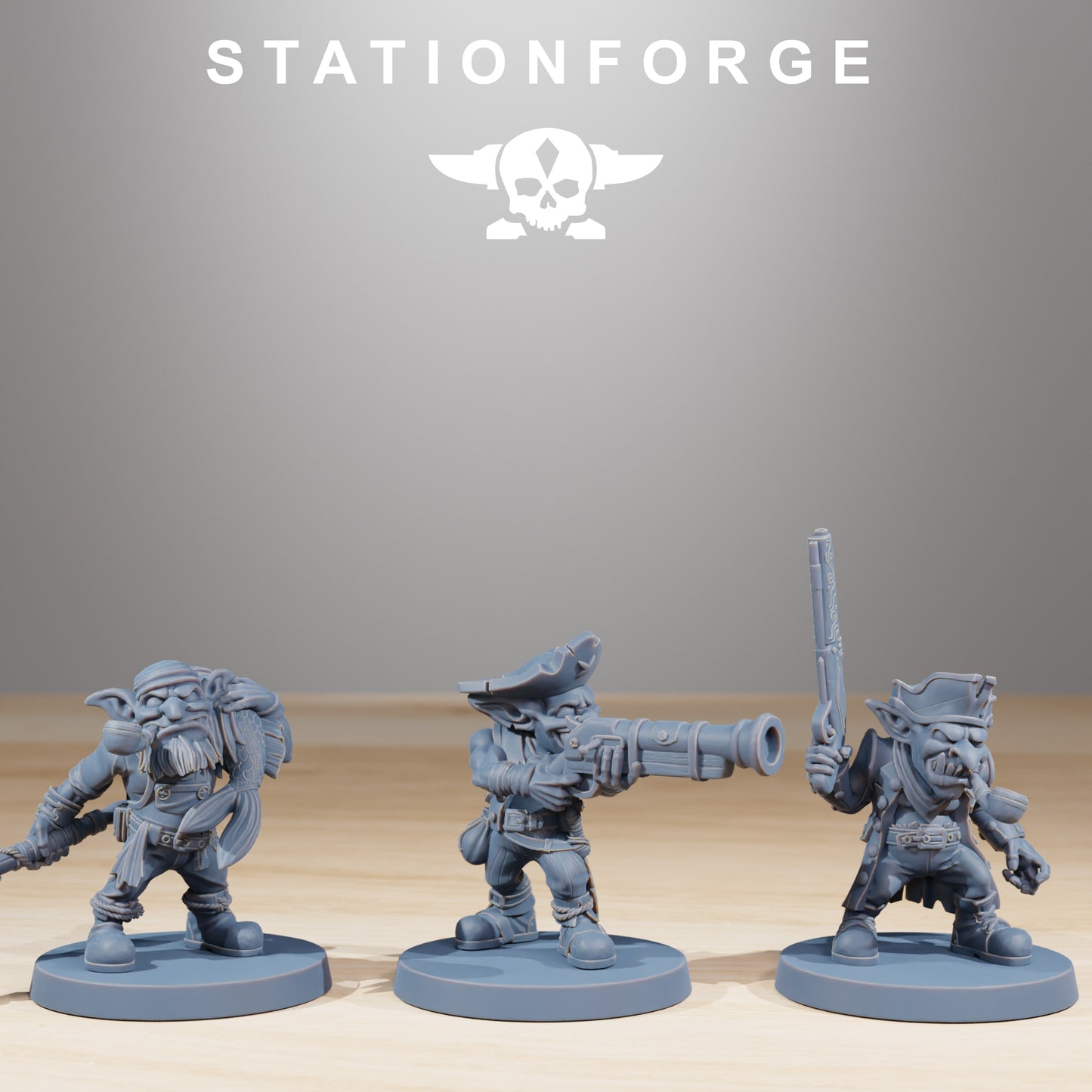 Produktová fotografie 28mm Tabletop miniatury Stationforge: Gobs Pirates