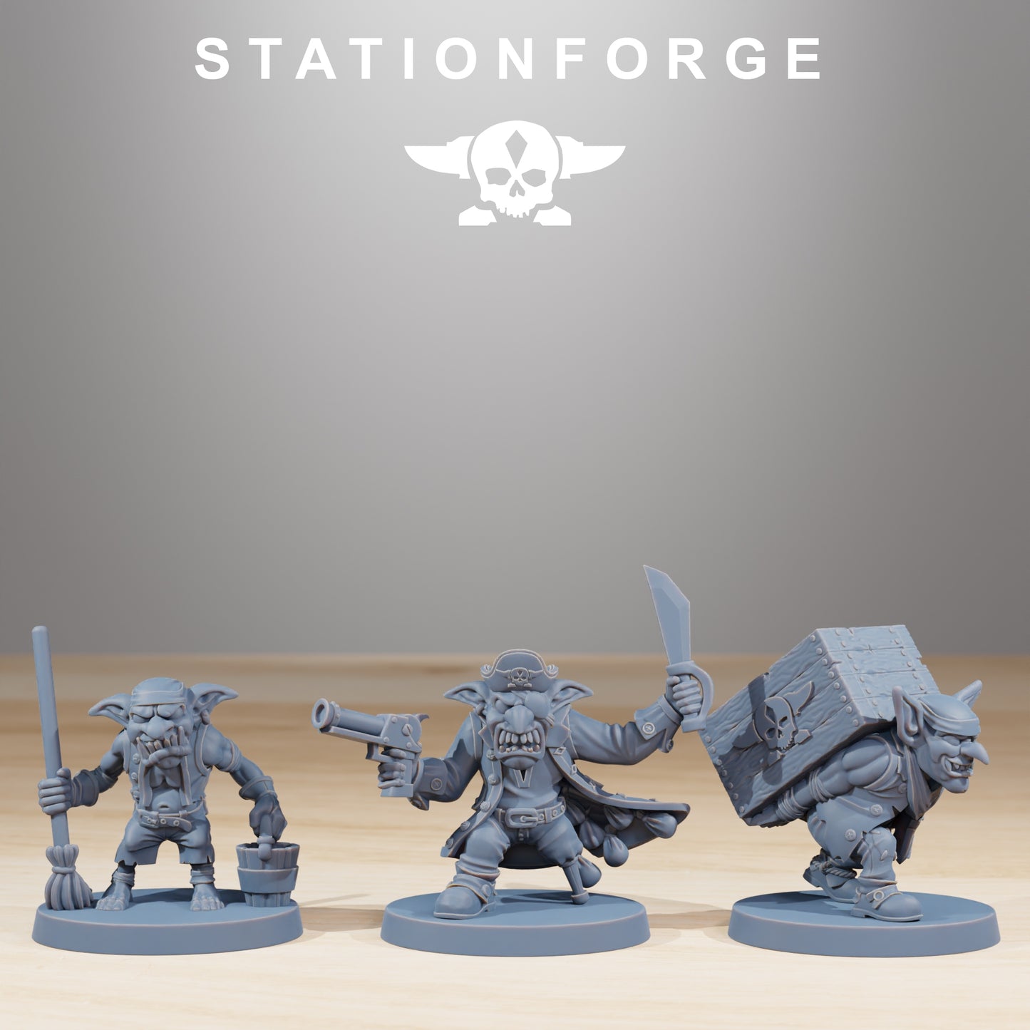 Produktová fotografie 28mm Tabletop miniatury Stationforge: Gobs Pirates