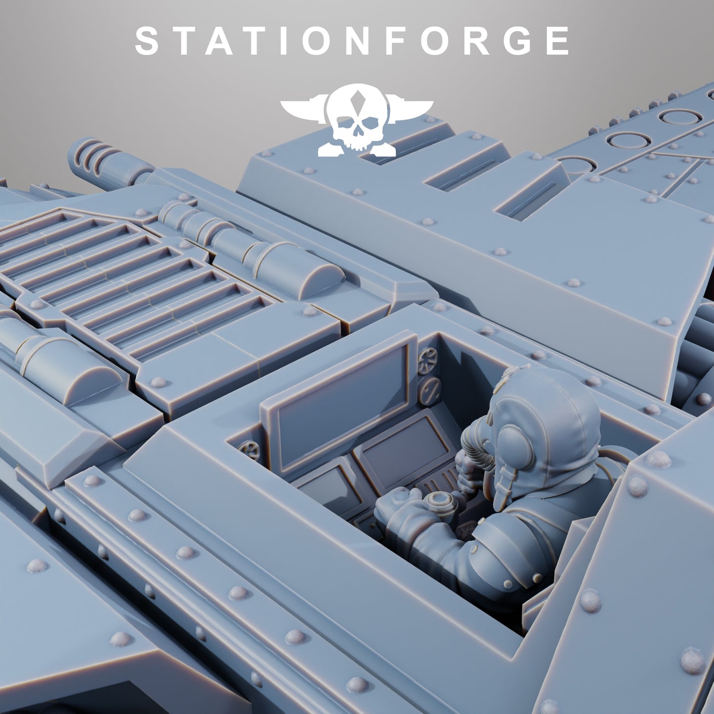 Produktová fotografie 28mm Tabletop Minis Stationforge: Stíhací letoun