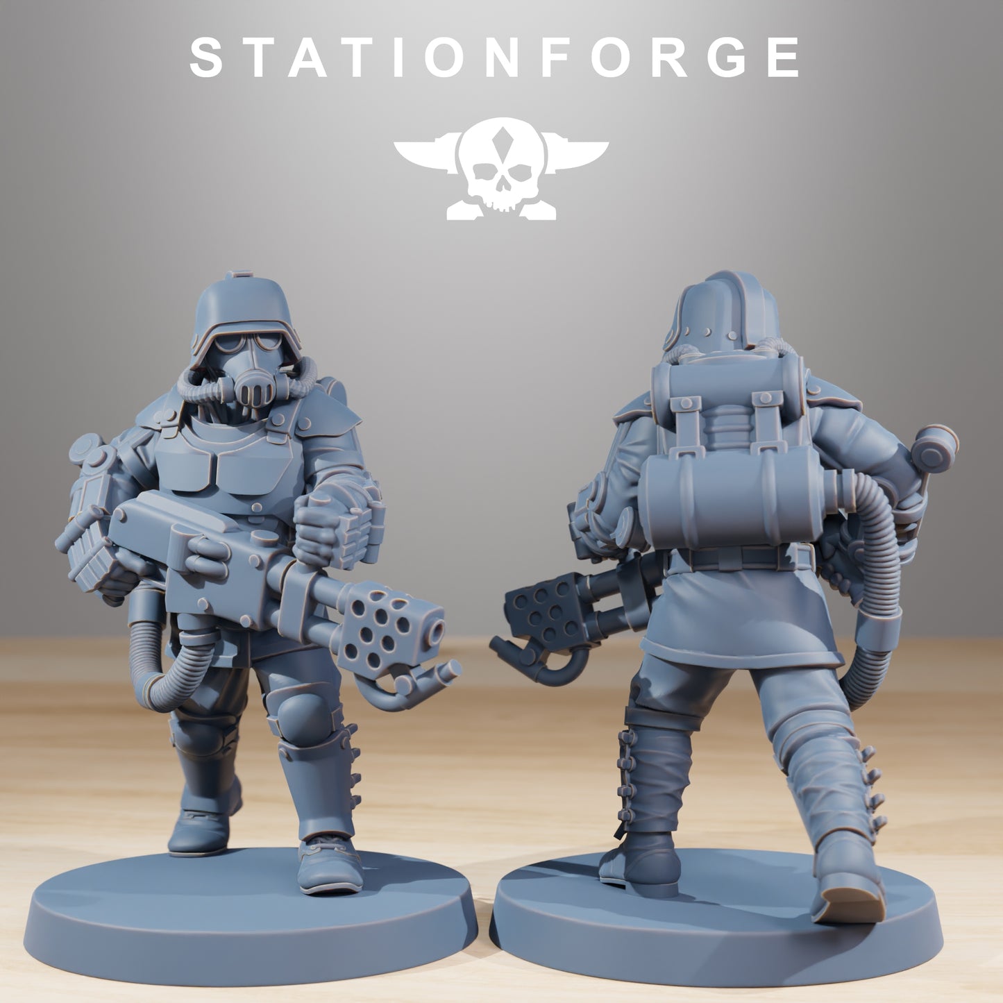 Foto do produto 28mm Tabletop Minis Stationforge: Comandos