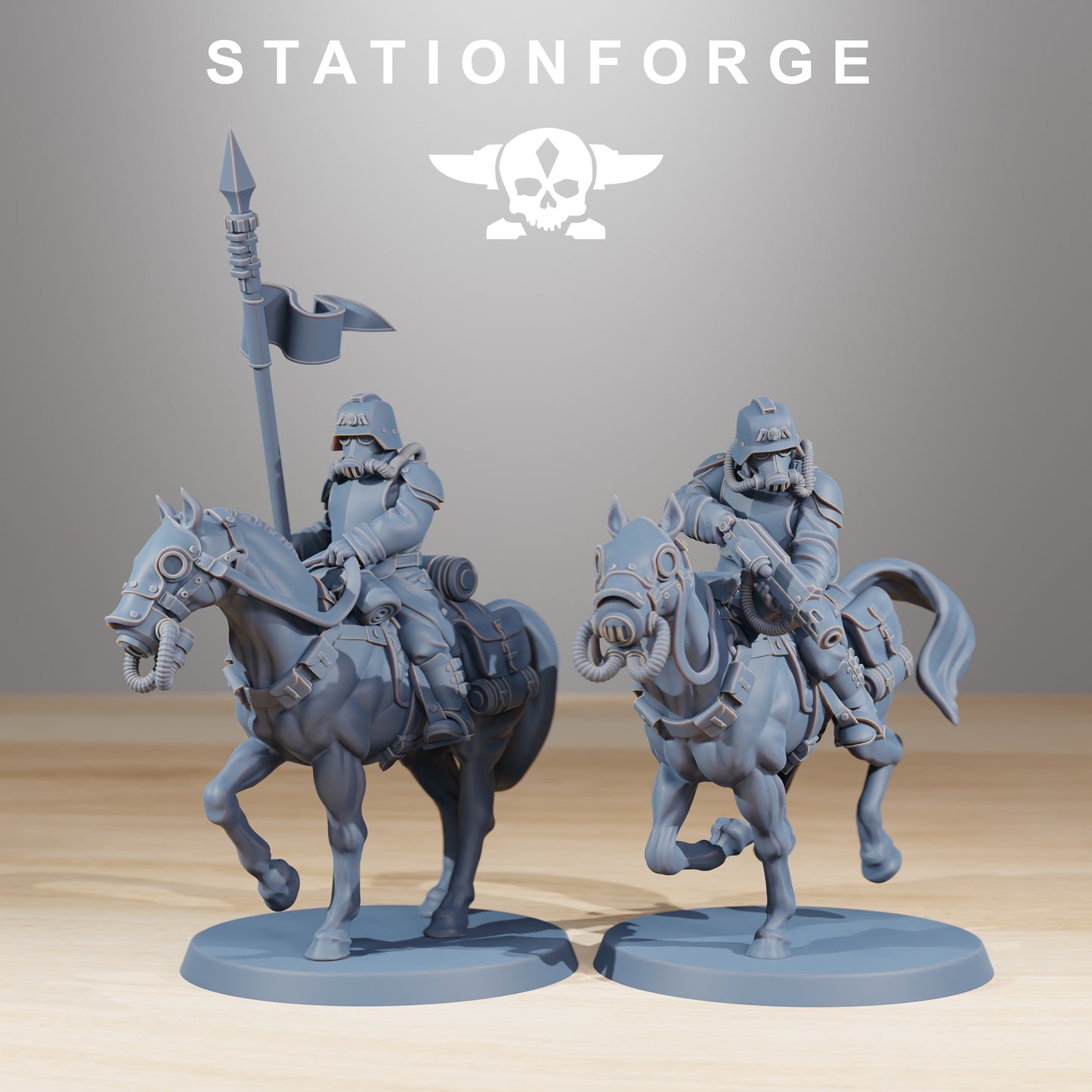 Produktová fotografie 28mm Tabletop miniatur Stationforge: Kavalerie