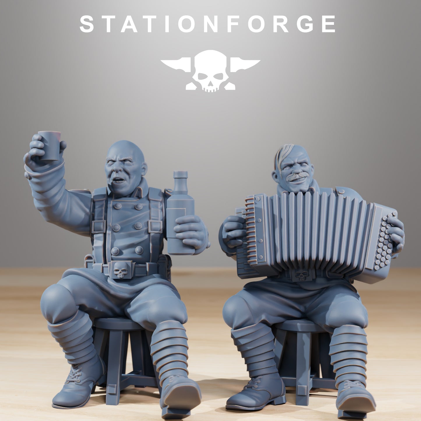 Foto do produto 28mm Tabletop Minis Stationforge: Festa de Fim de Ano
