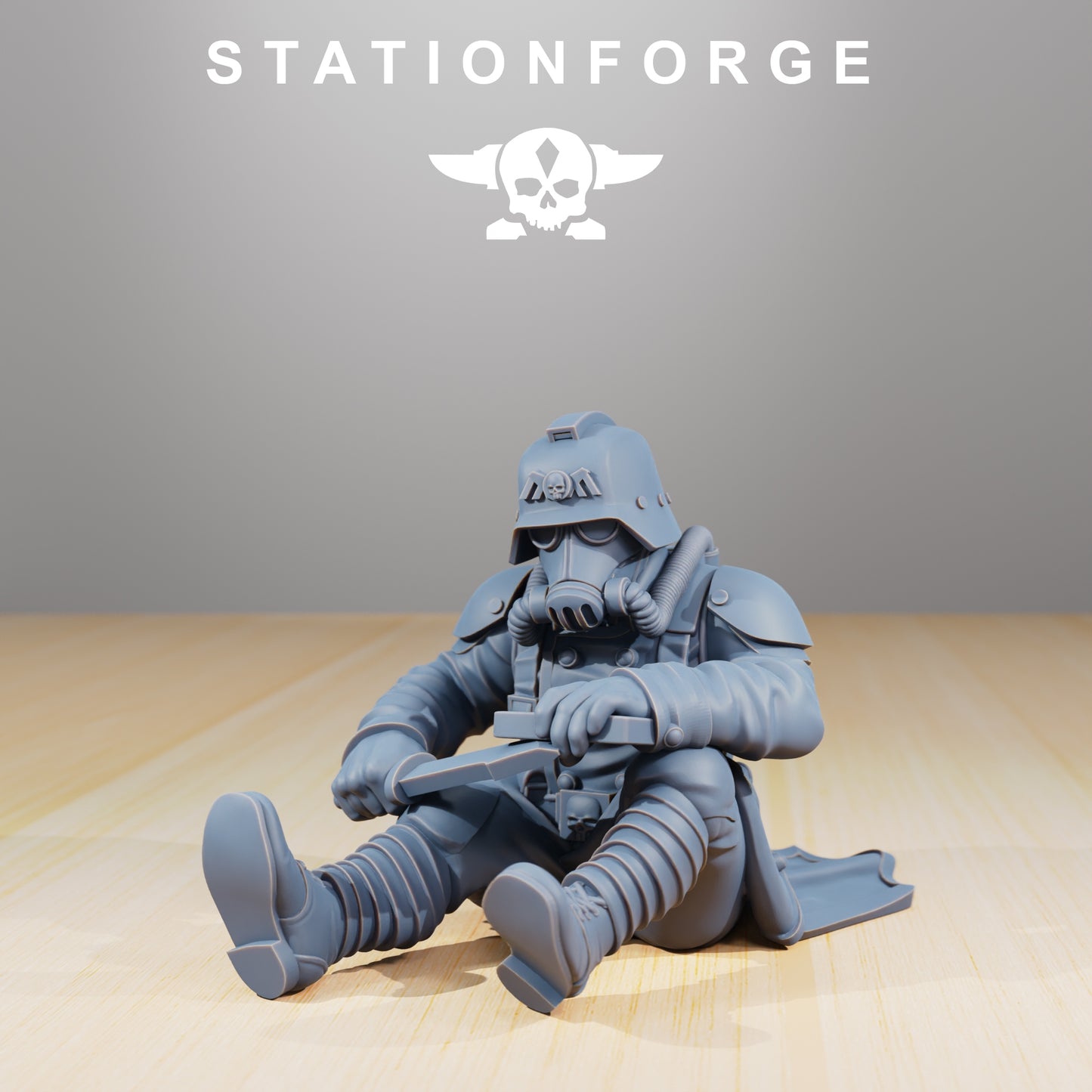 Foto do produto Minis de Tabletop 28mm Stationforge: Companheiros ao Redor da Fogueira