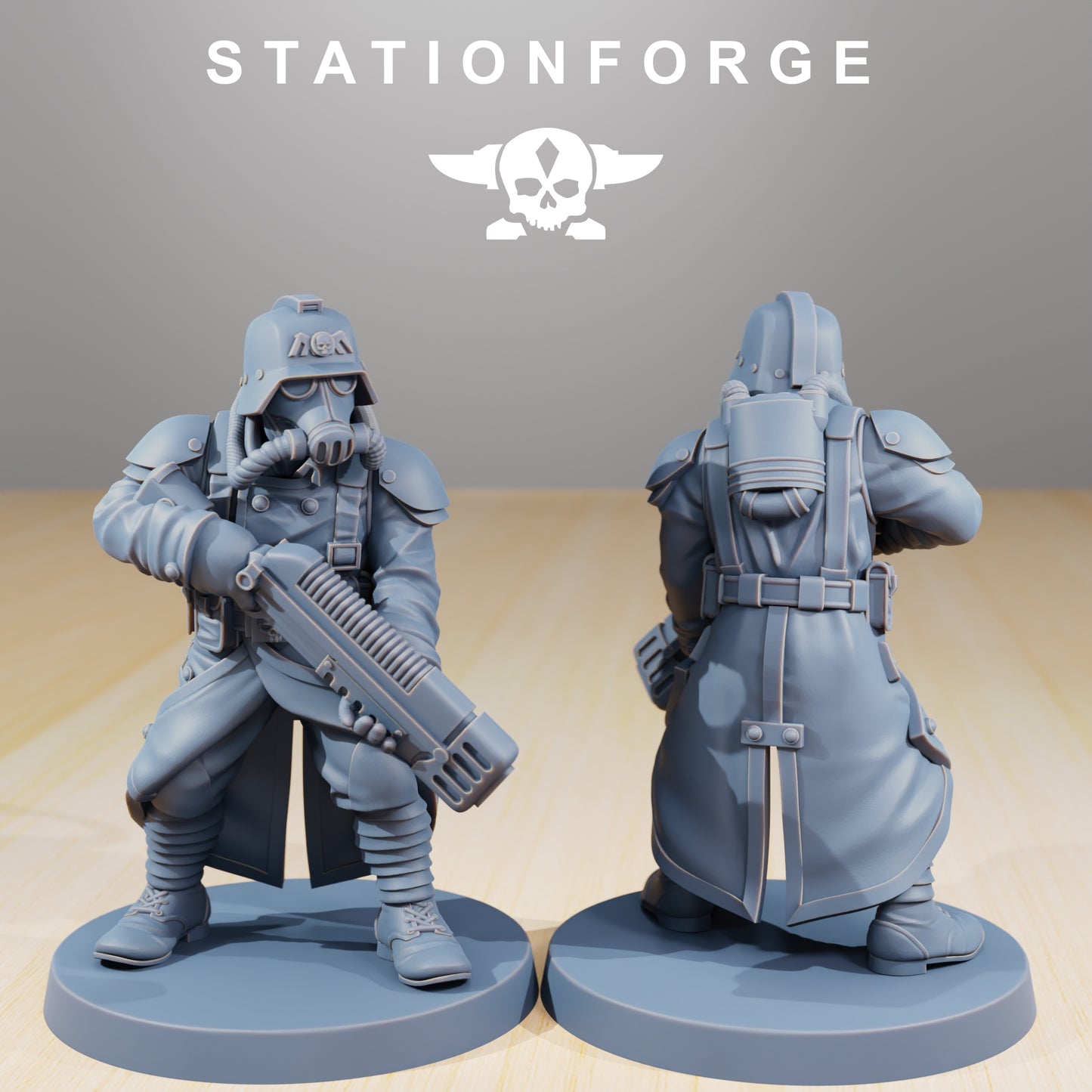Produktová fotografie 28mm Tabletop Minis Stationforge: Command Force
