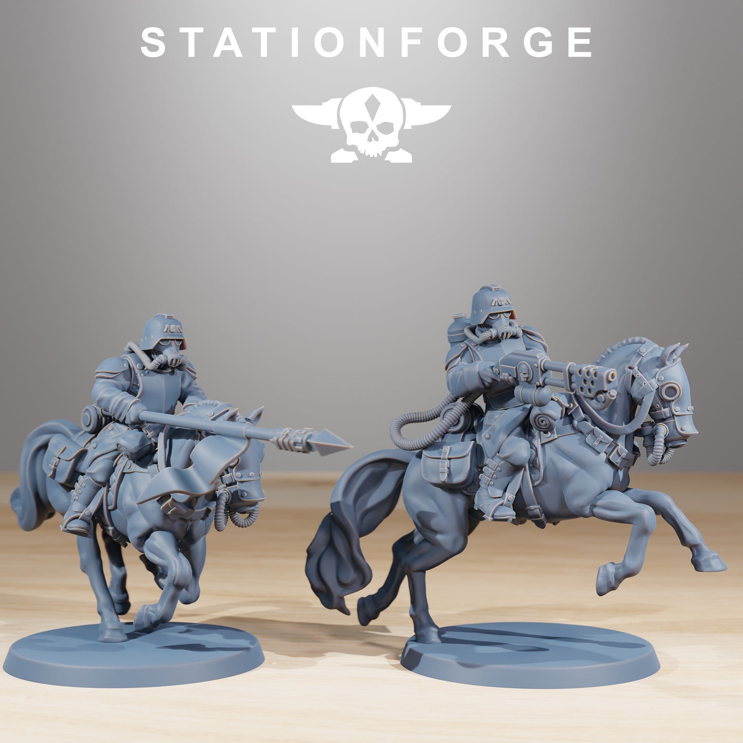 Produktová fotografie 28mm Tabletop miniatur Stationforge: Kavalerie