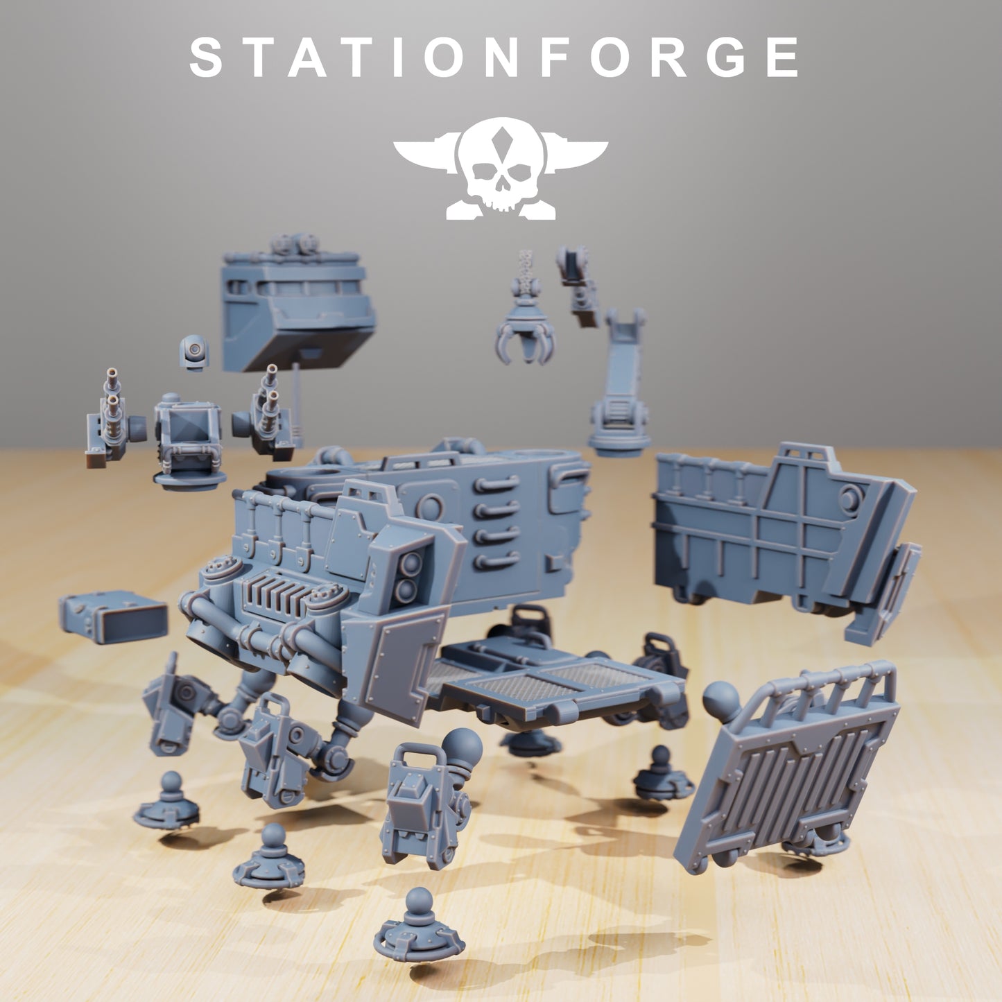 Foto do produto 28mm Tabletop Minis Stationforge: Tanque de Transporte