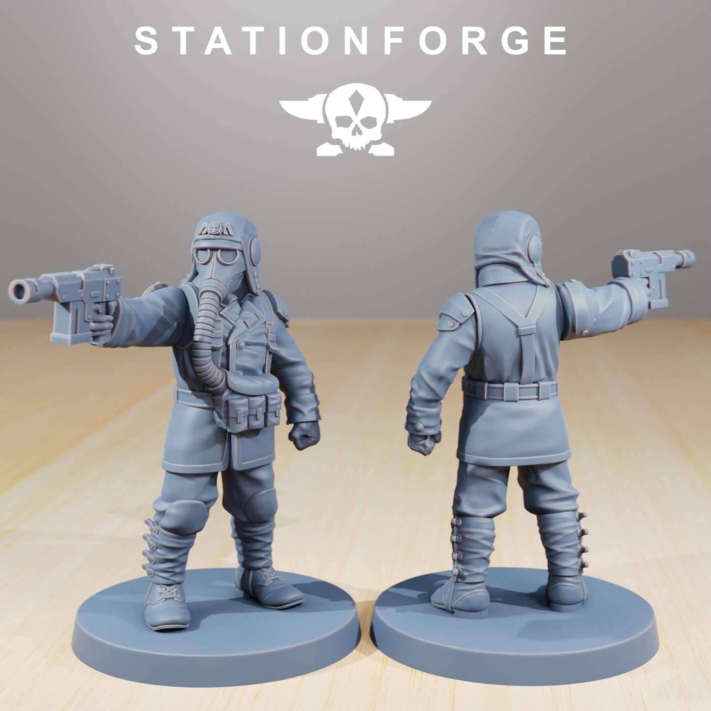 Produktová fotografie 28mm Tabletop Minis Stationforge: Stíhací letoun