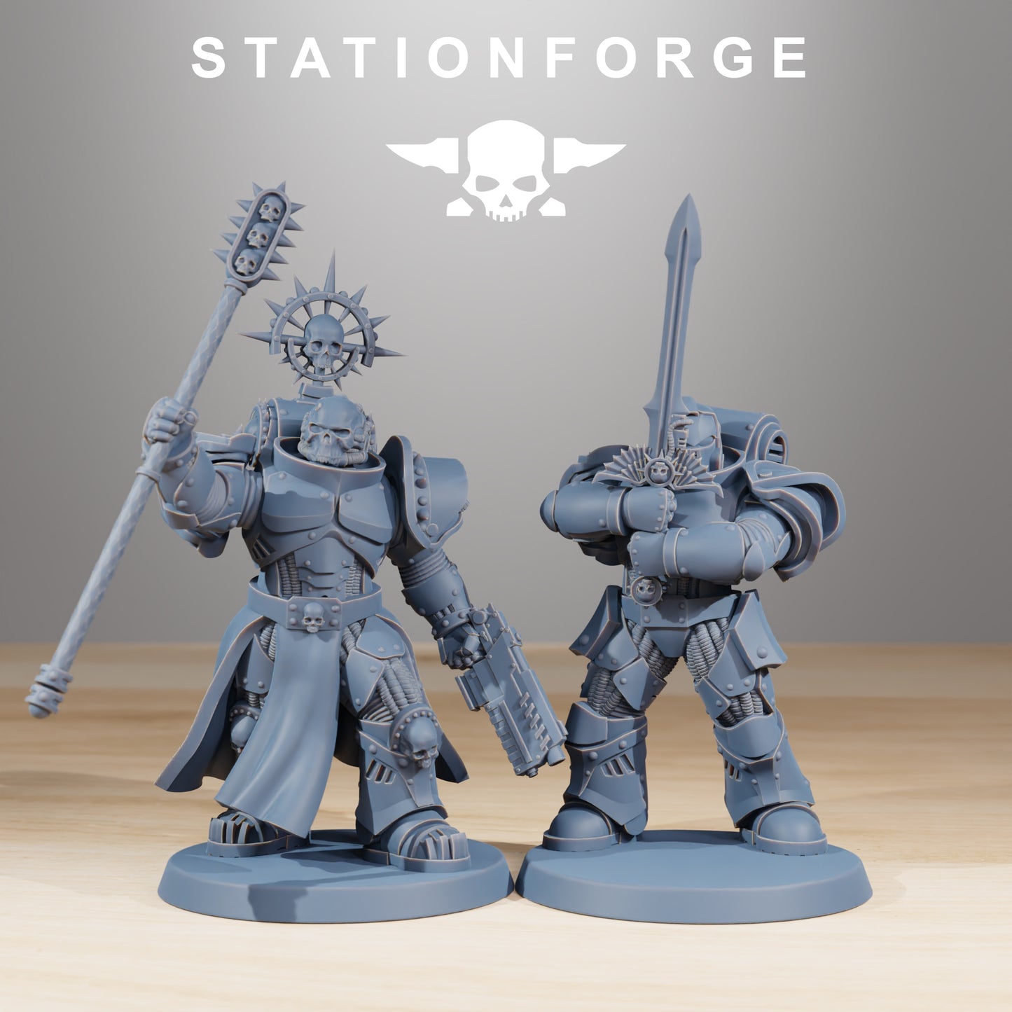 Produktová fotografie 28mm Tabletop miniatury Stationforge: Blízká pěchota