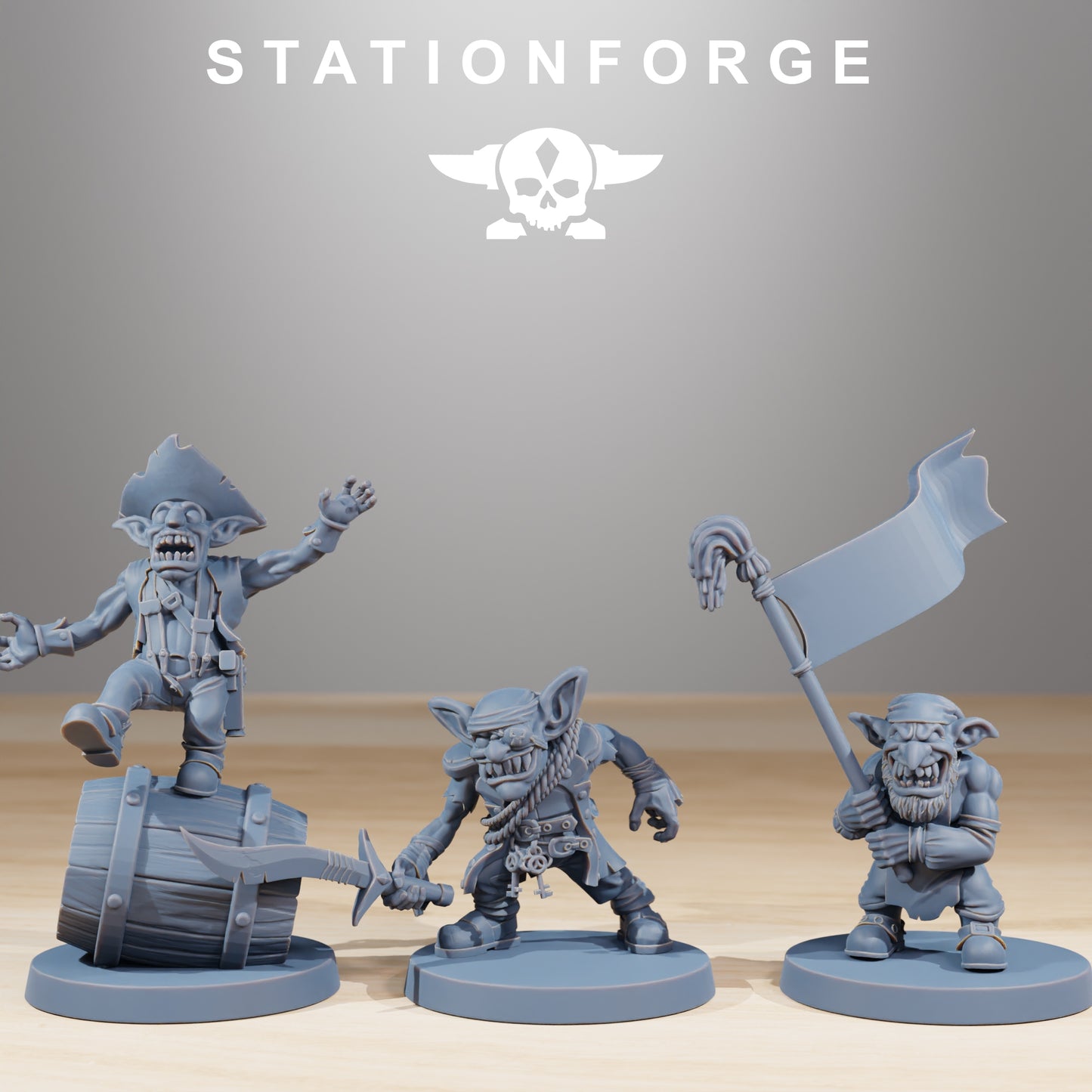 Produktová fotografie 28mm Tabletop miniatury Stationforge: Gobs Pirates