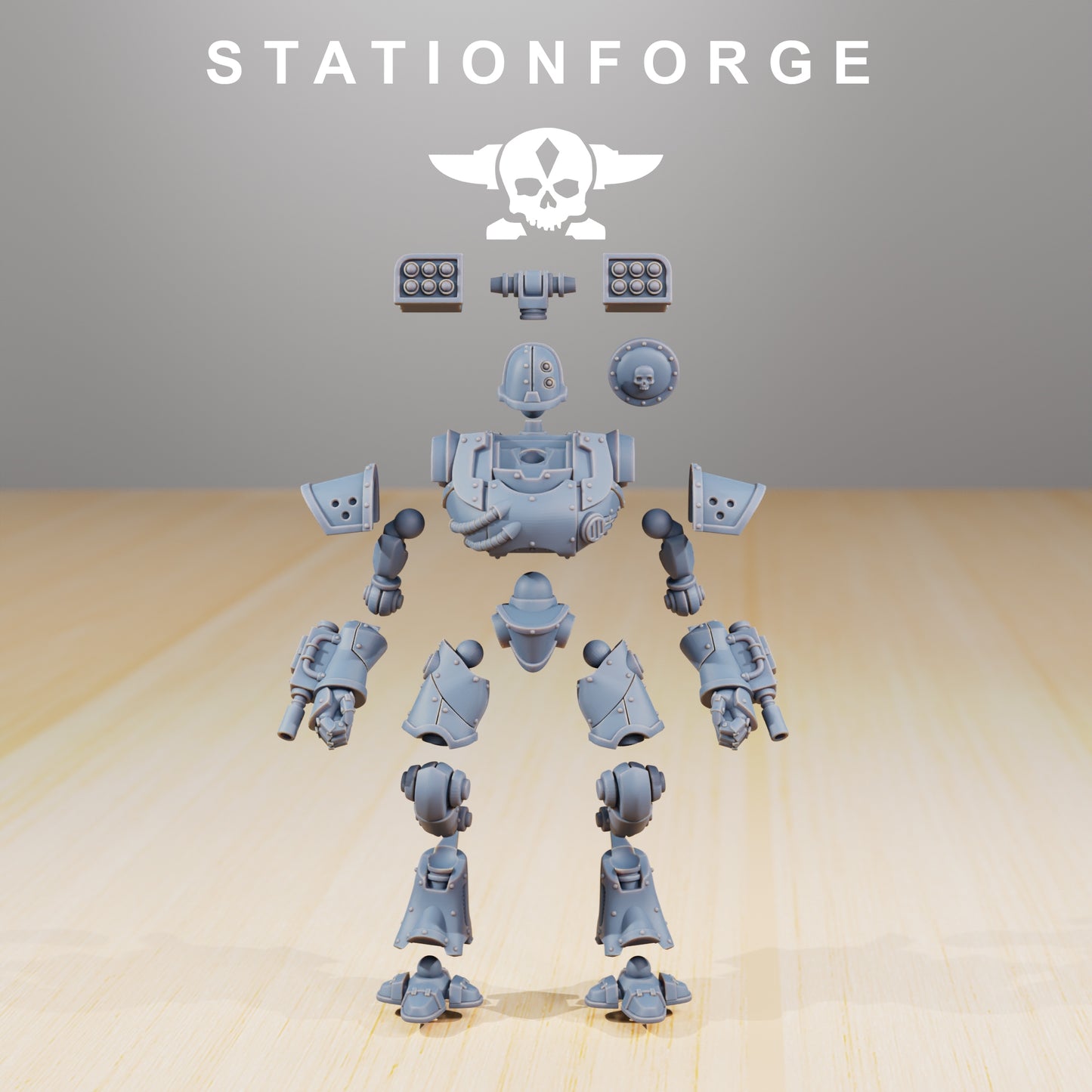 Foto do produto 28mm Tabletop Minis Stationforge: Exutars
