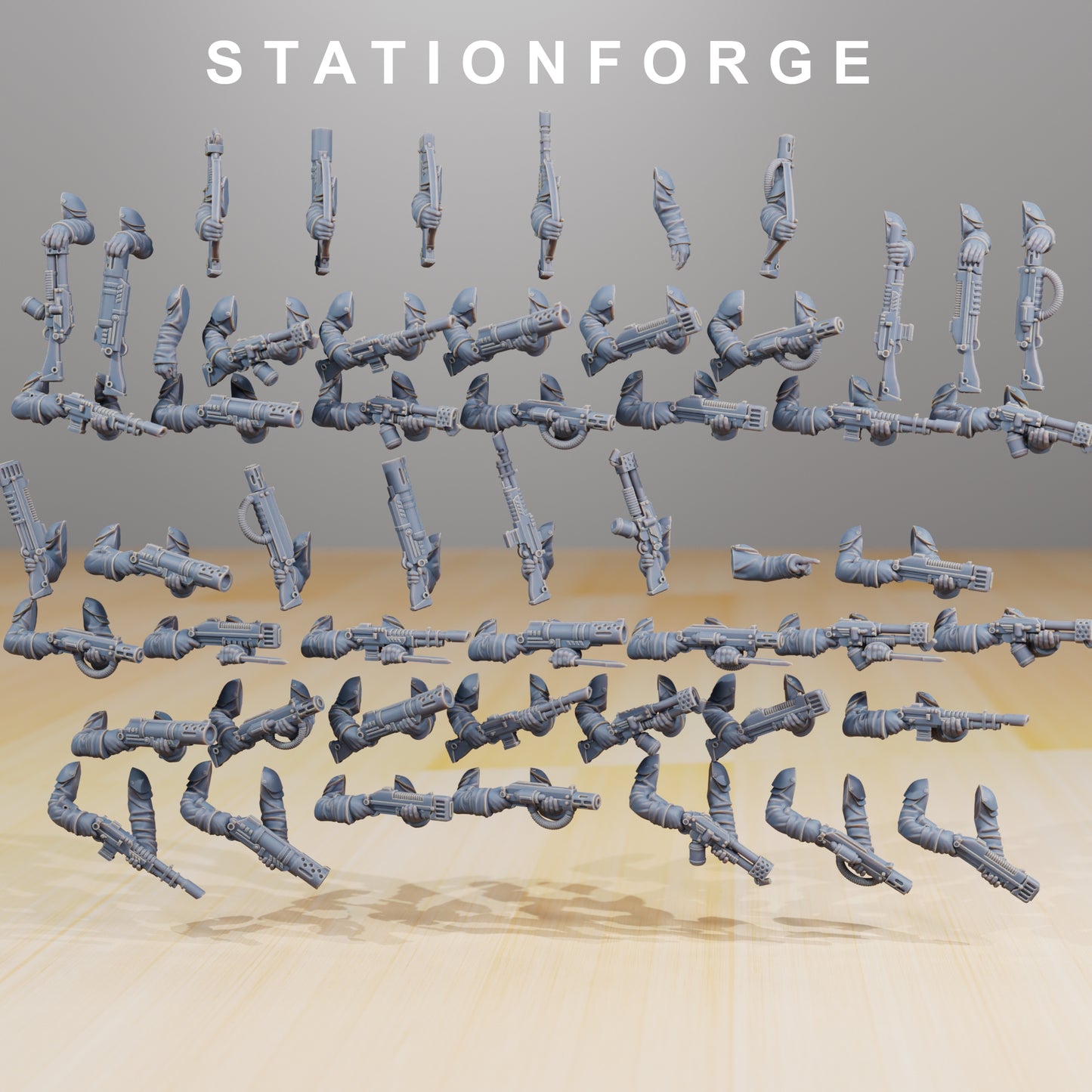 Produktová fotografie 28mm Tabletop Minis Stationforge: Infantry Builder