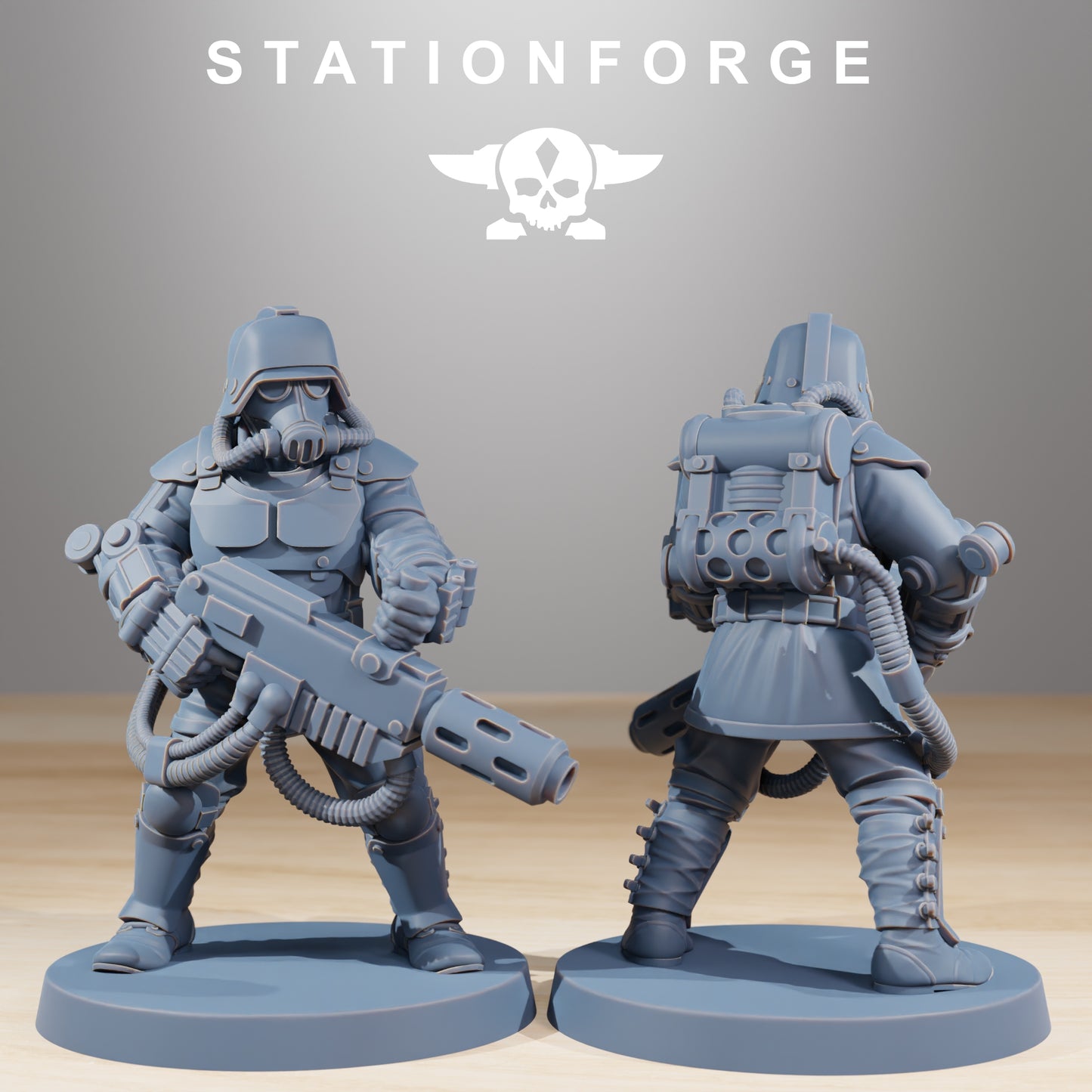 Foto do produto 28mm Tabletop Minis Stationforge: Comandos