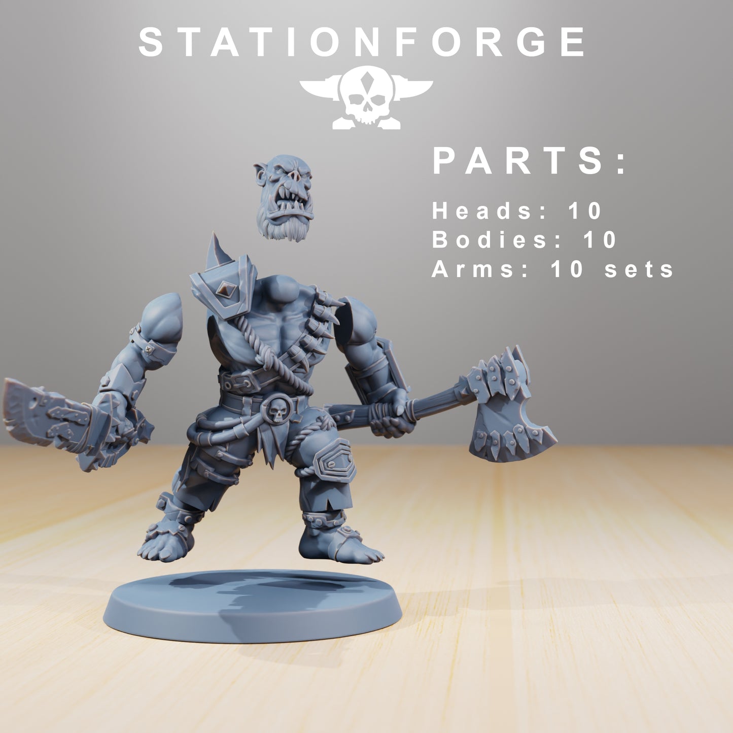 Foto do produto 28mm Tabletop Minis Stationforge: Strappaz