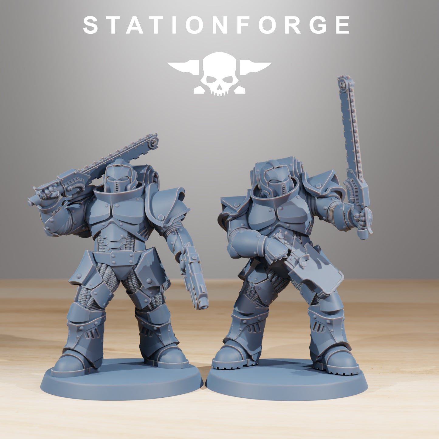 Produktová fotografie 28mm Tabletop miniatury Stationforge: Blízká pěchota