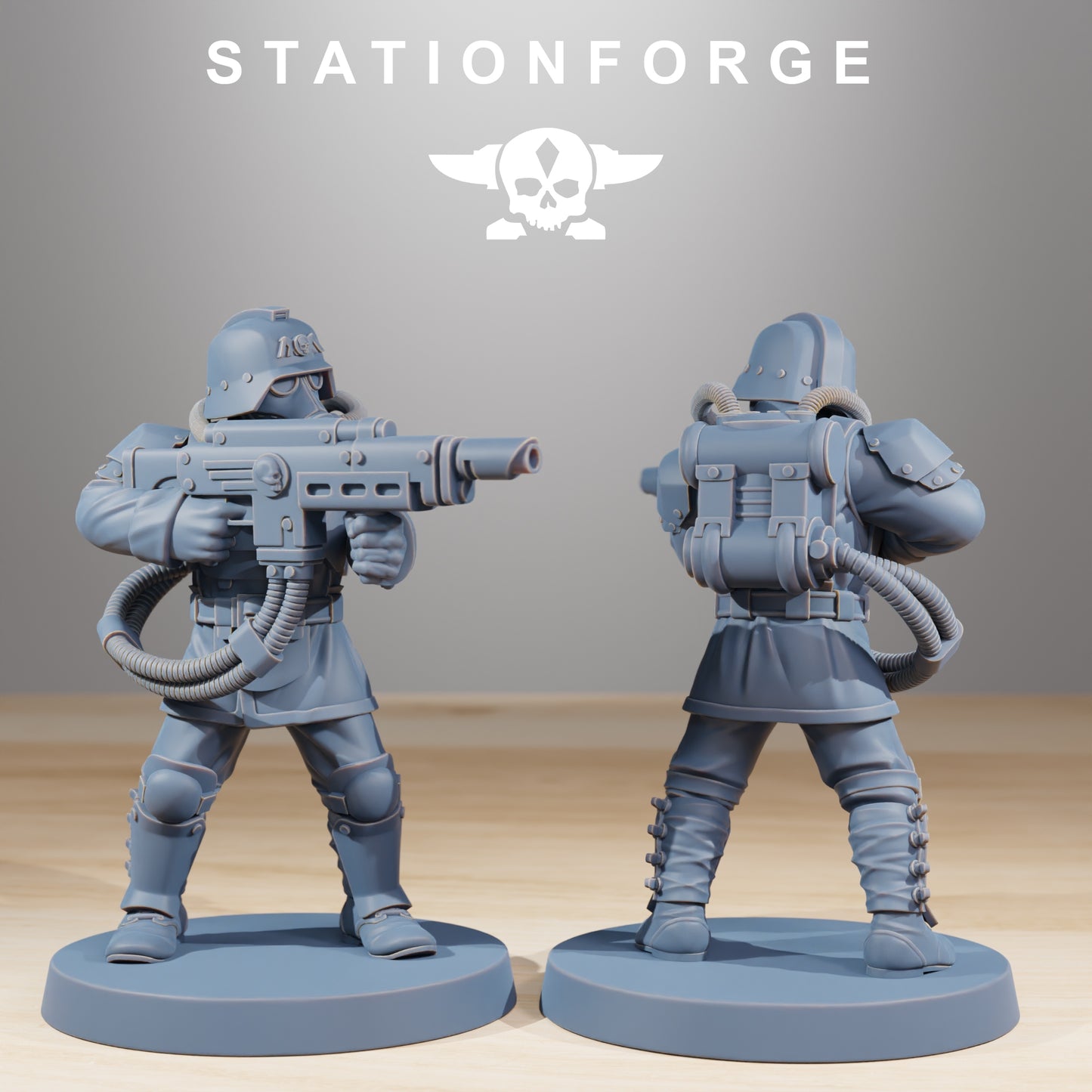 Foto do produto 28mm Tabletop Minis Stationforge: Comandos