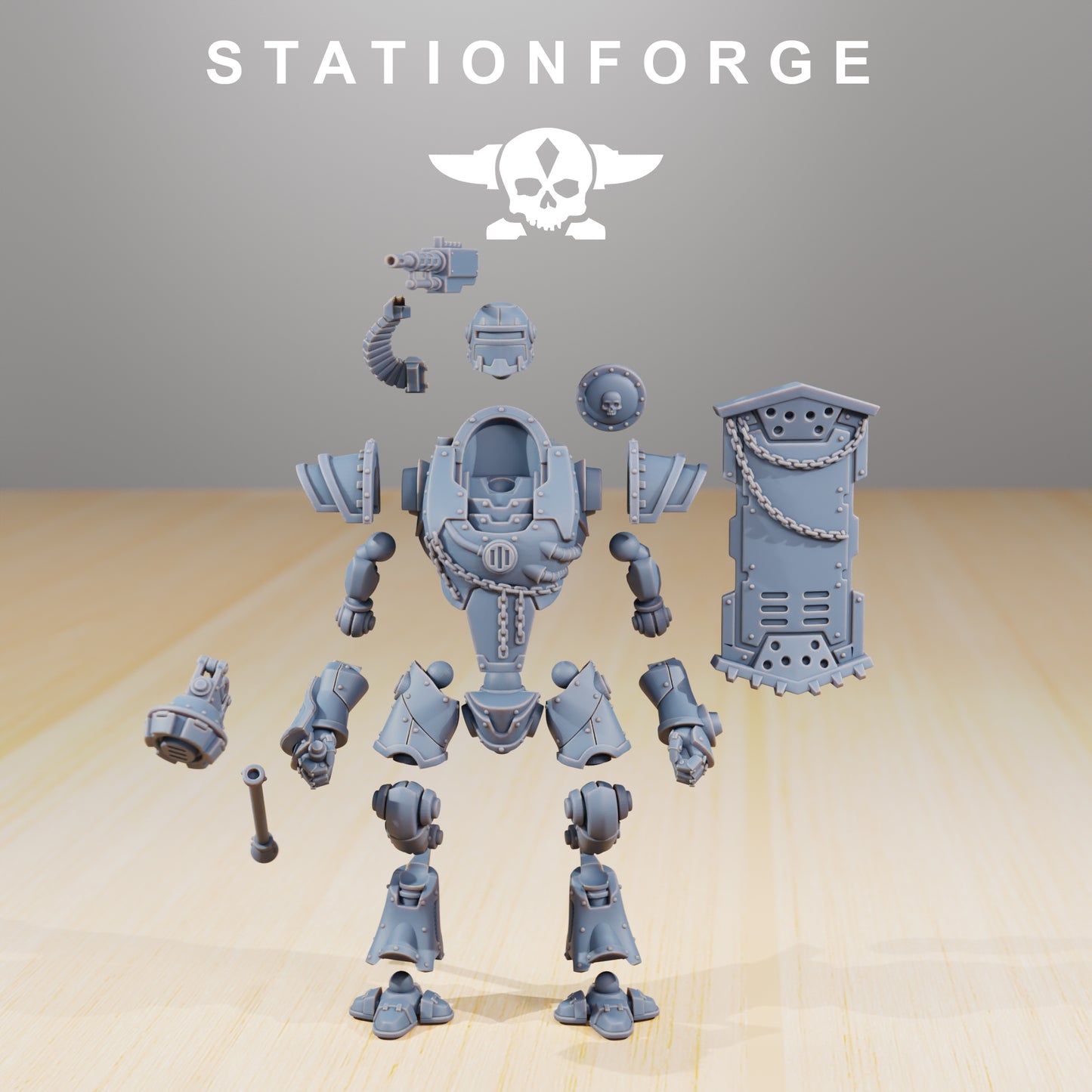 Foto do produto 28mm Tabletop Minis Stationforge: Exutars