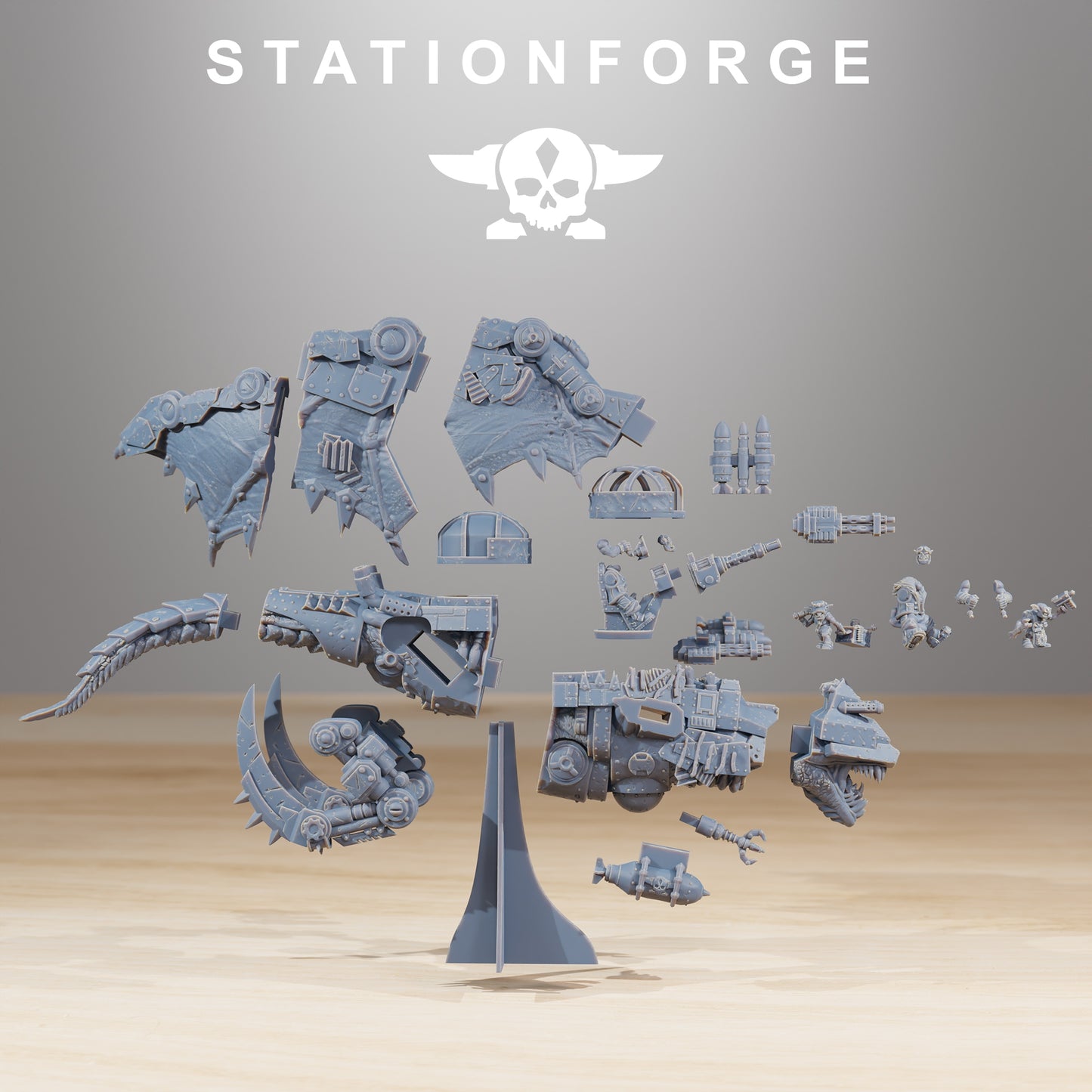Produktová fotografie 28mm Tabletop miniatury Stationforge: Ork Bomba