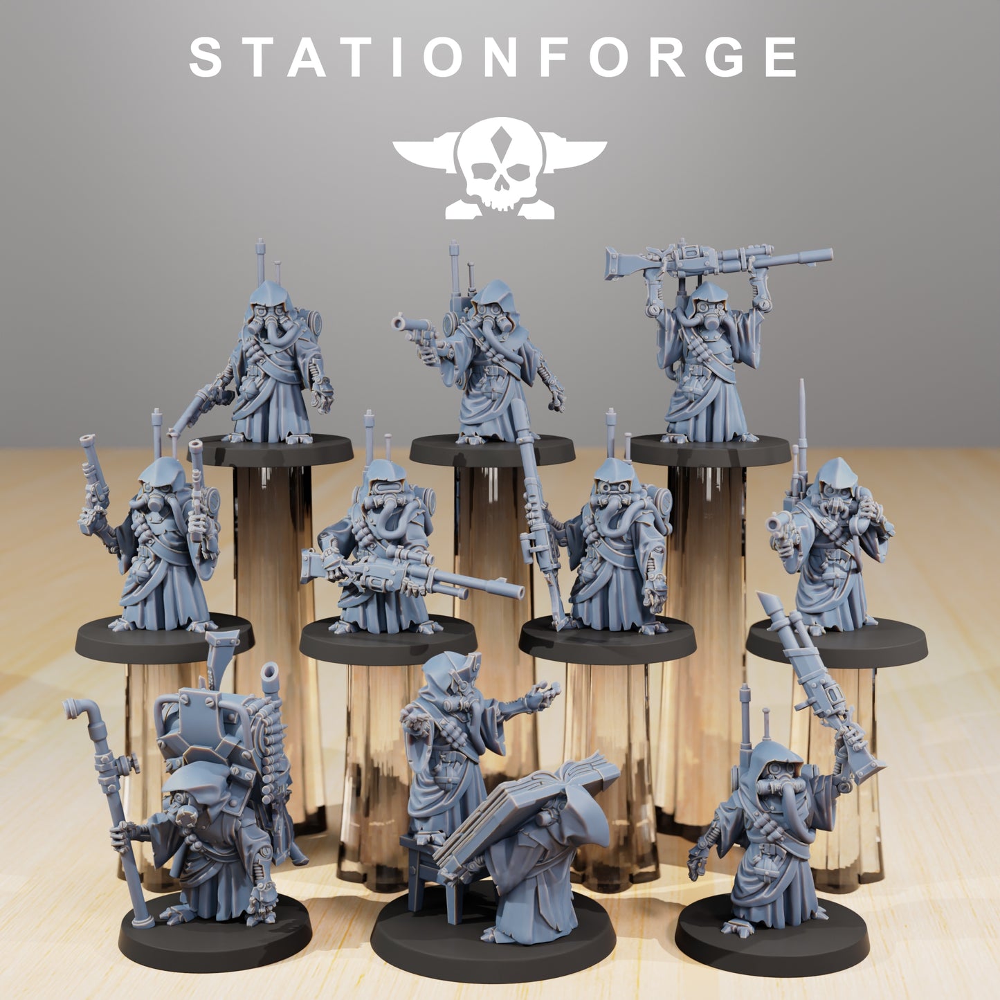 Produktová fotografie 28mm Tabletop Minis Stationforge: Junkards