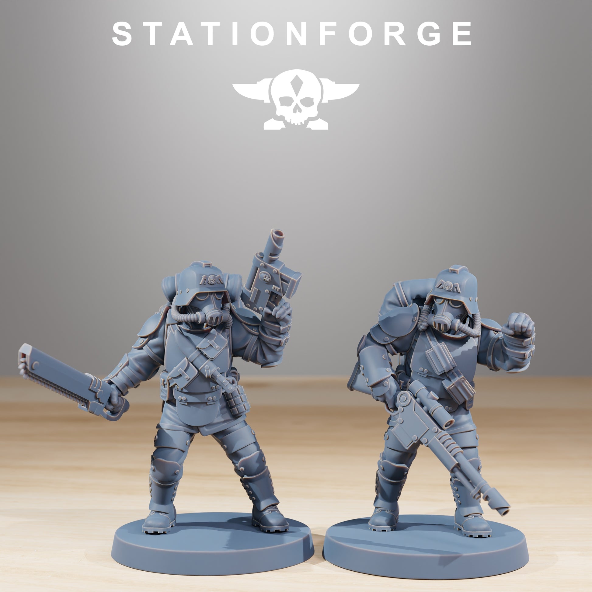 Produktová fotografie 28mm Tabletop miniatur Stationforge: Ironclads