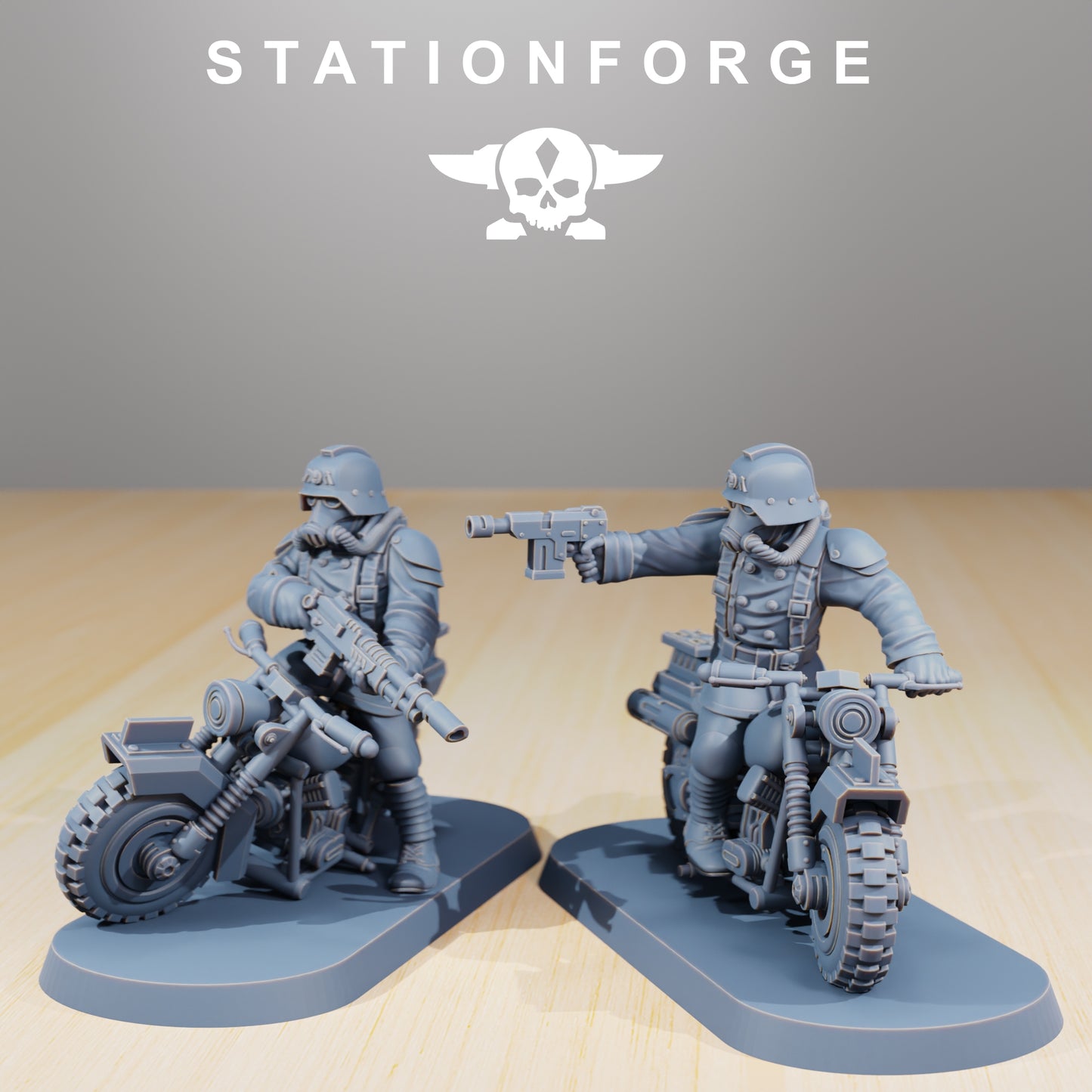 Product photo 28mm tabletop minis Stationforge: Death Bikers