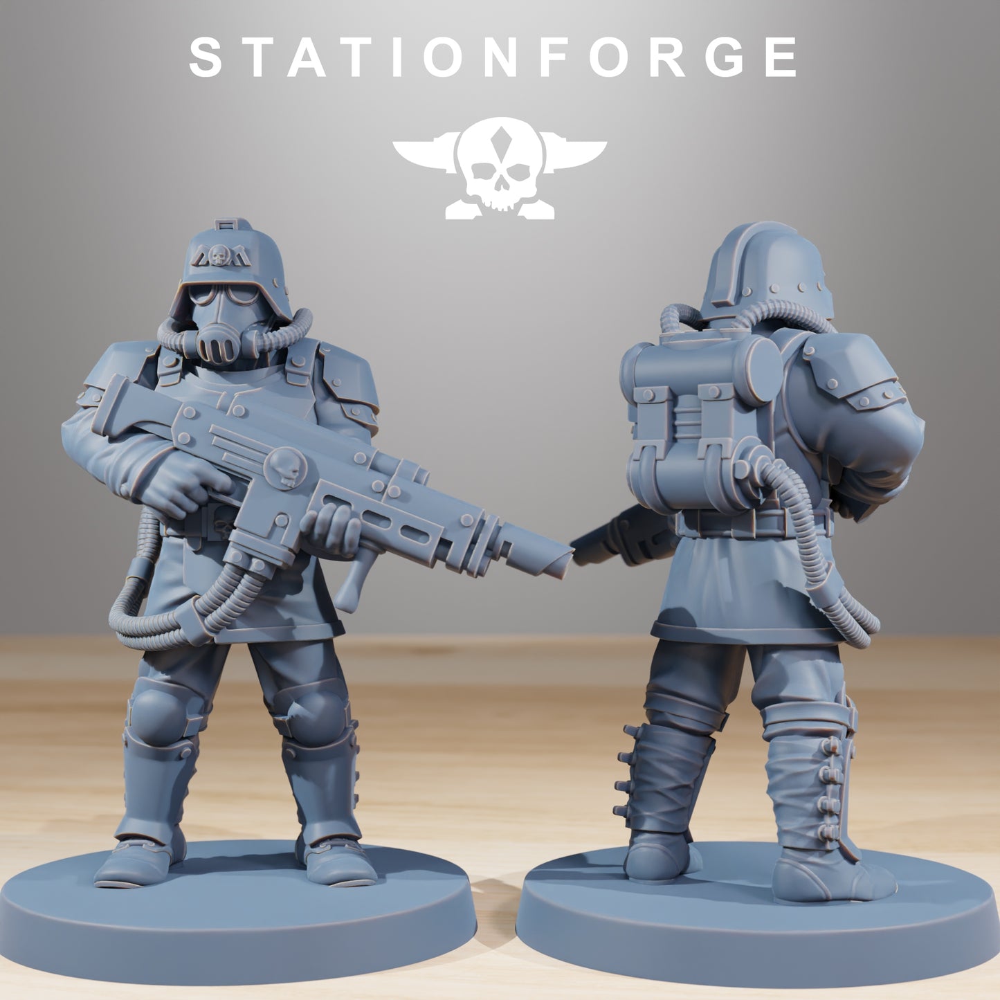 Foto do produto 28mm Tabletop Minis Stationforge: Comandos